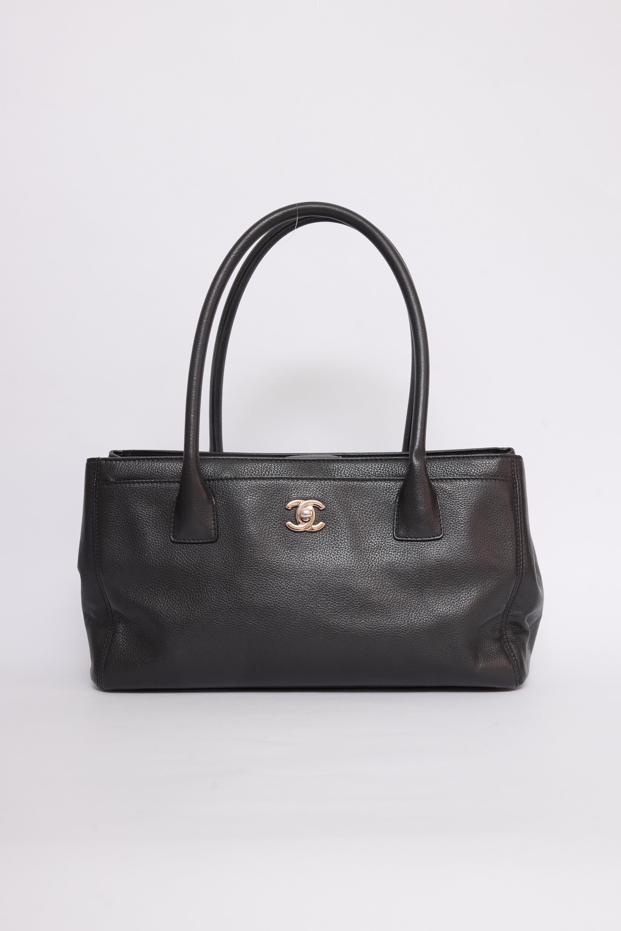 CHANEL BLACK EXECUTIVE CERF TOTE