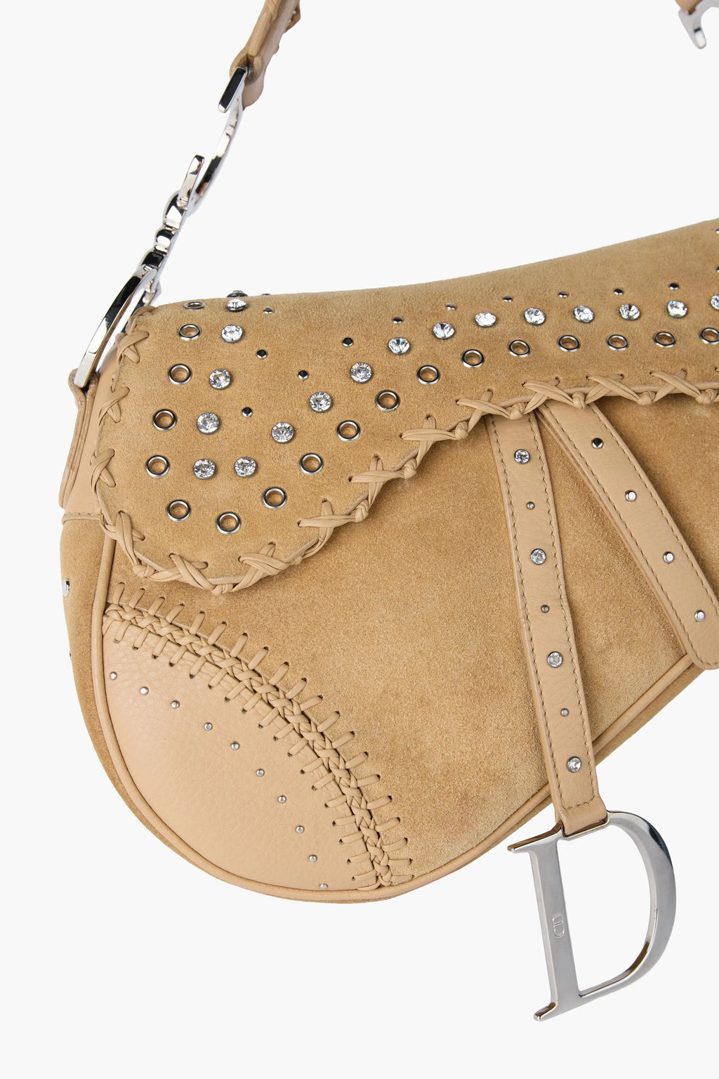 Limited Edition Dior Suede Embellished Saddle