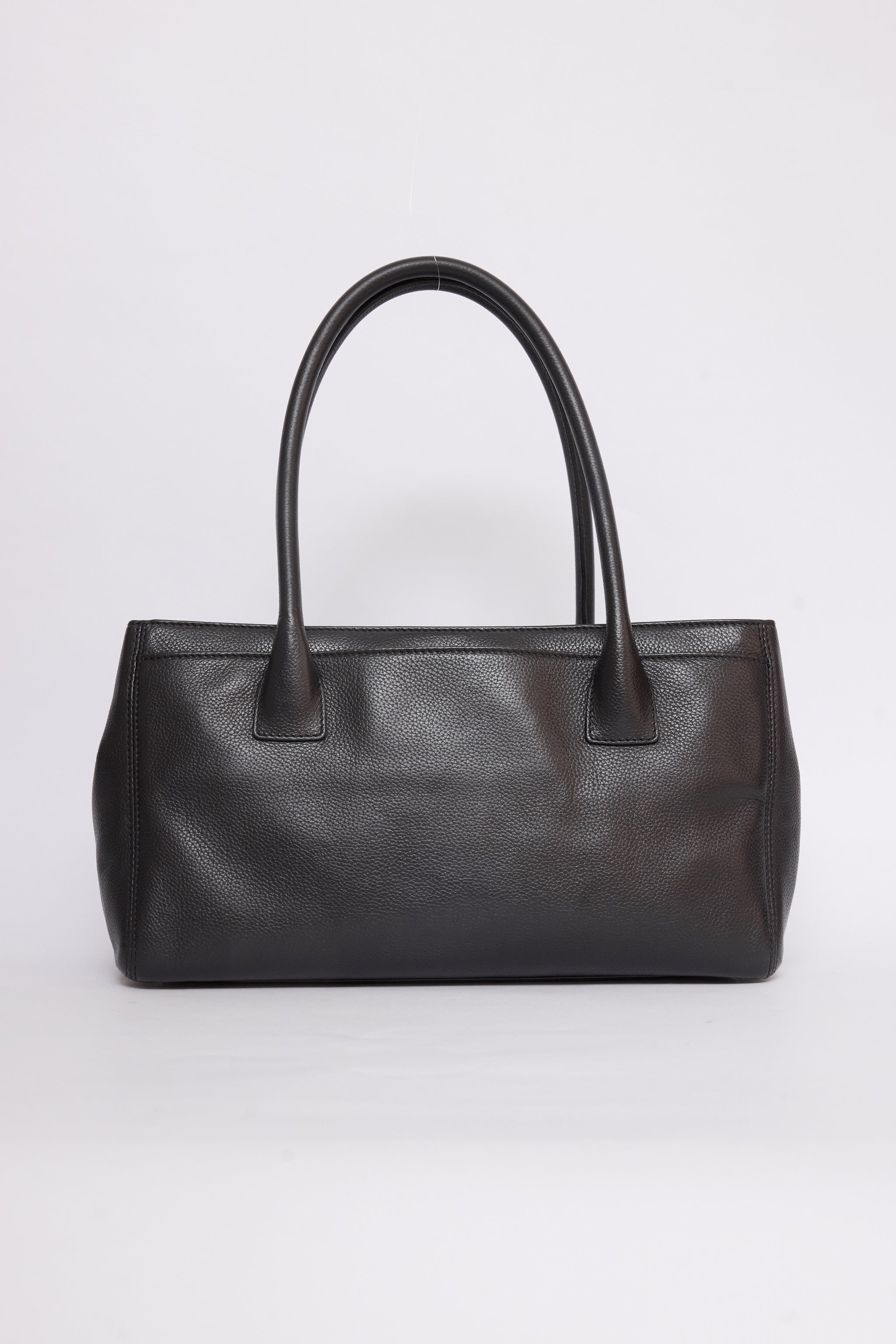 CHANEL BLACK EXECUTIVE CERF TOTE