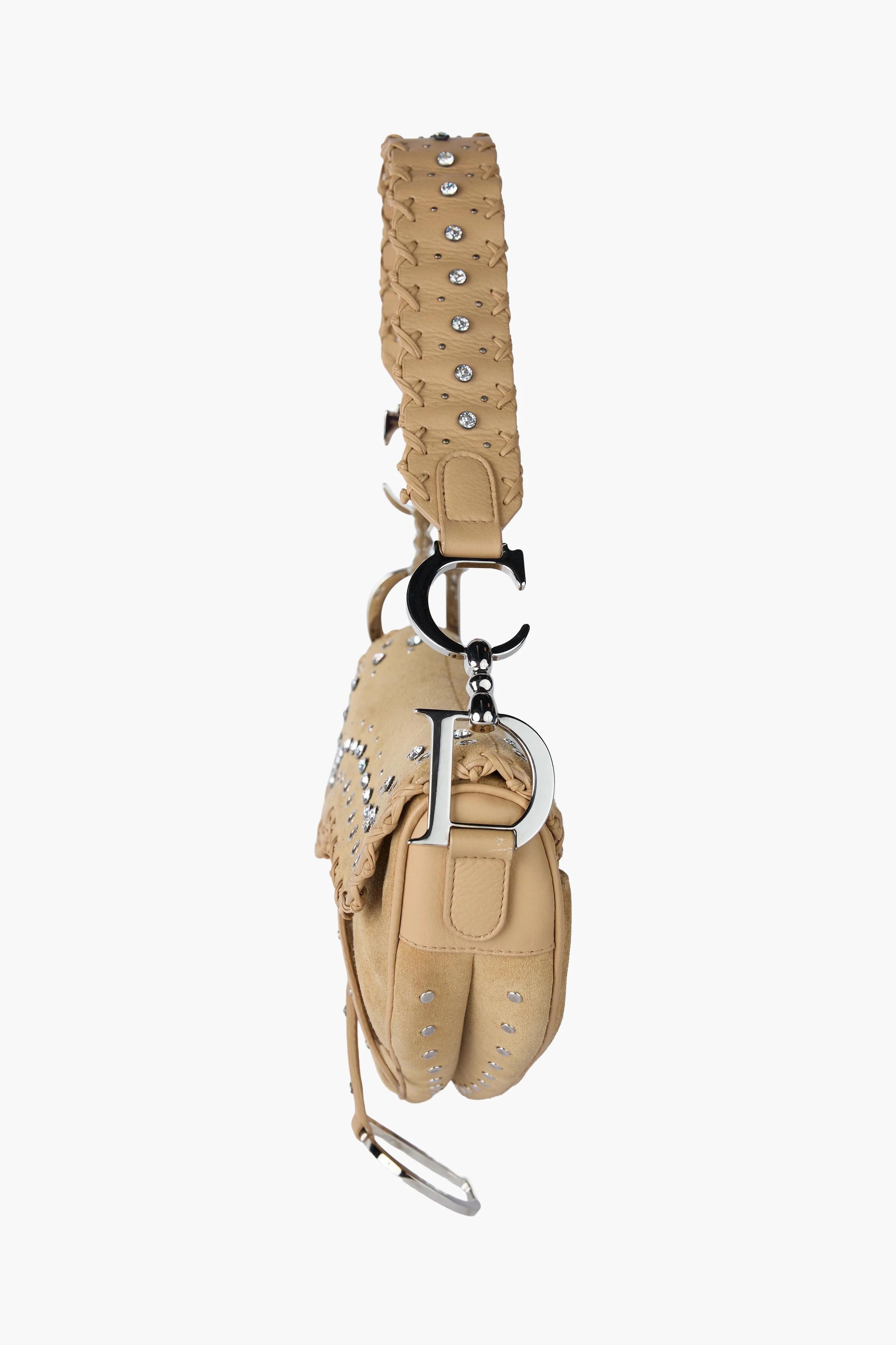 Limited Edition Dior Suede Embellished Saddle
