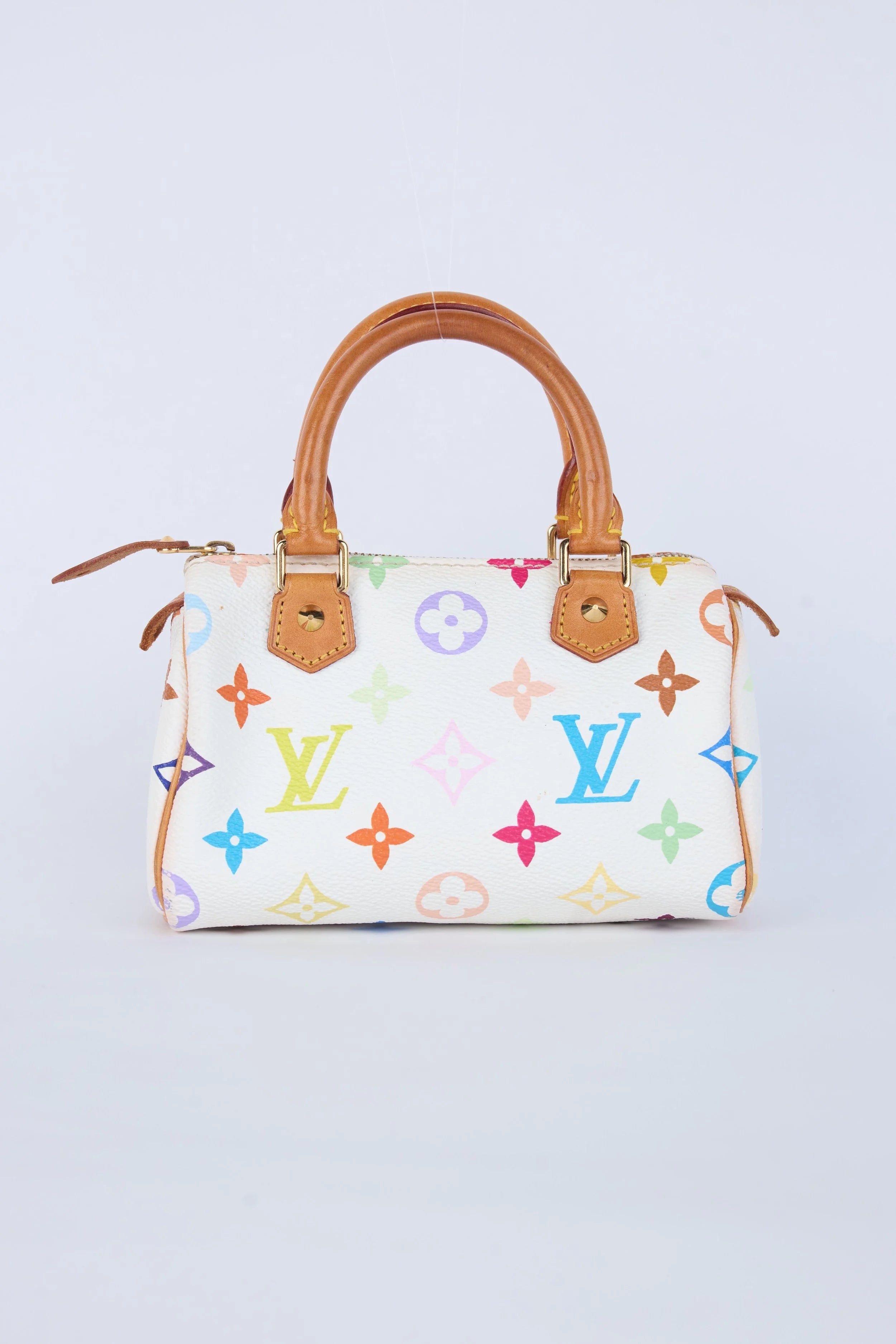 LOUIS VUITTON X TAKASHI MUAKAMI WHITE NANO SPEEDY