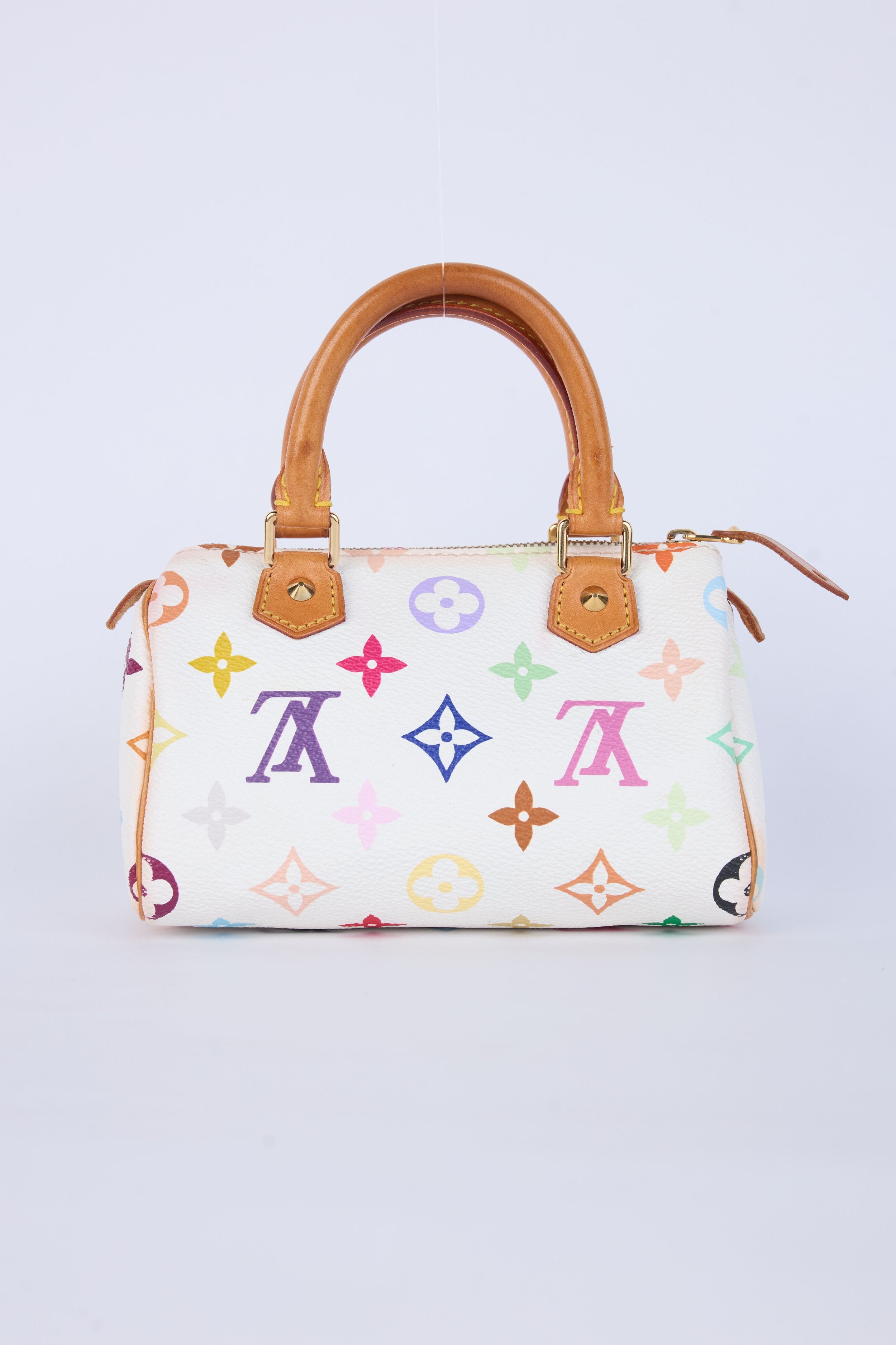 LOUIS VUITTON X TAKASHI MUAKAMI WHITE NANO SPEEDY
