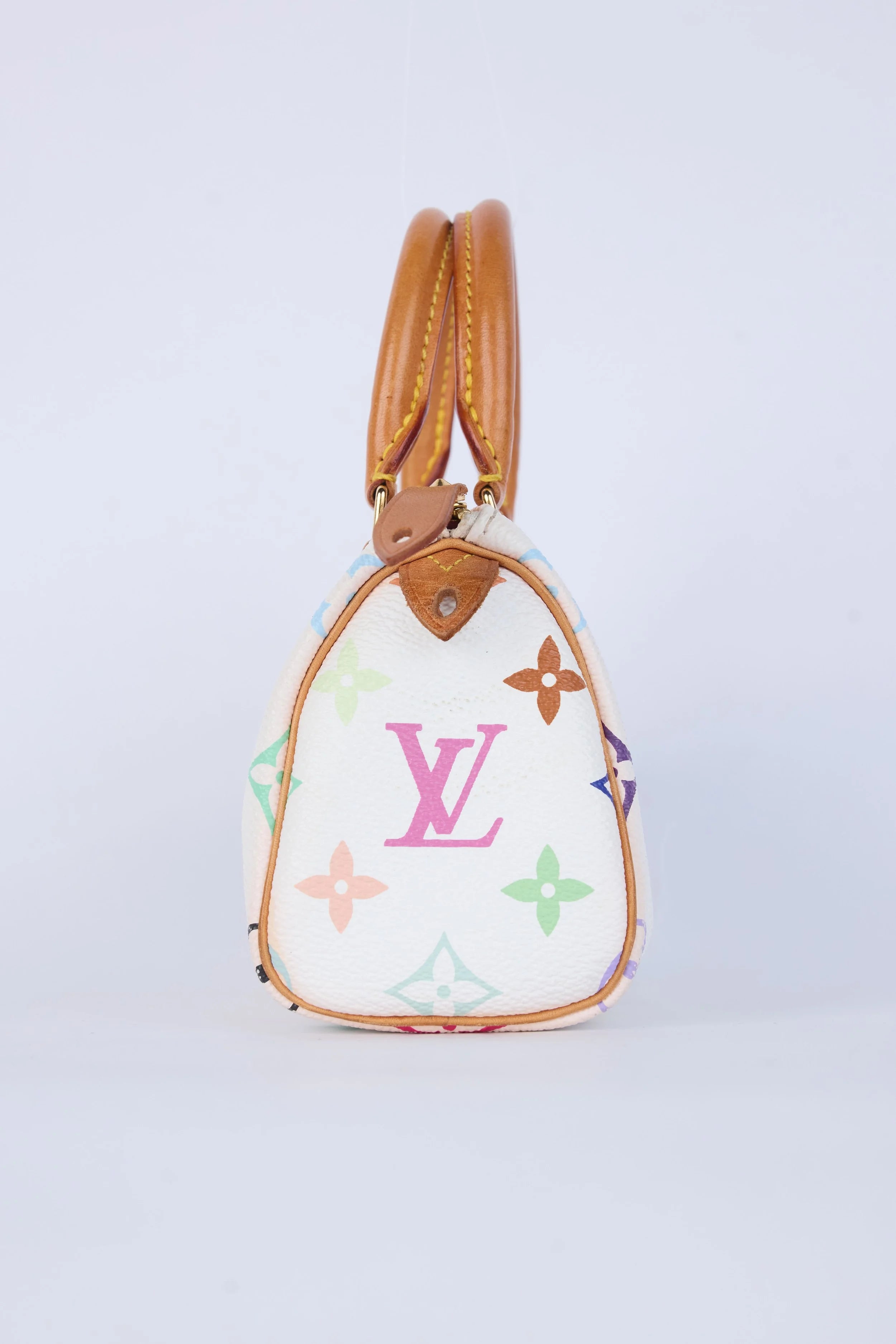 LOUIS VUITTON X TAKASHI MUAKAMI WHITE NANO SPEEDY