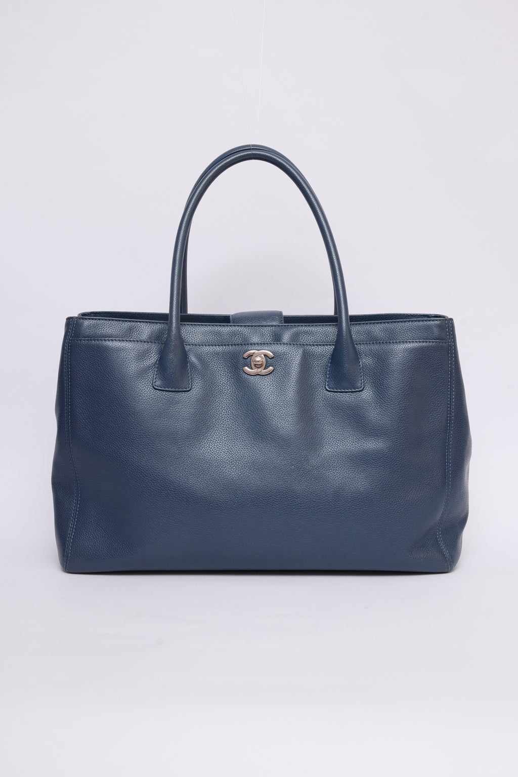 CHANEL BLUE EXECUTIVE MEDIUM CERF TOTE