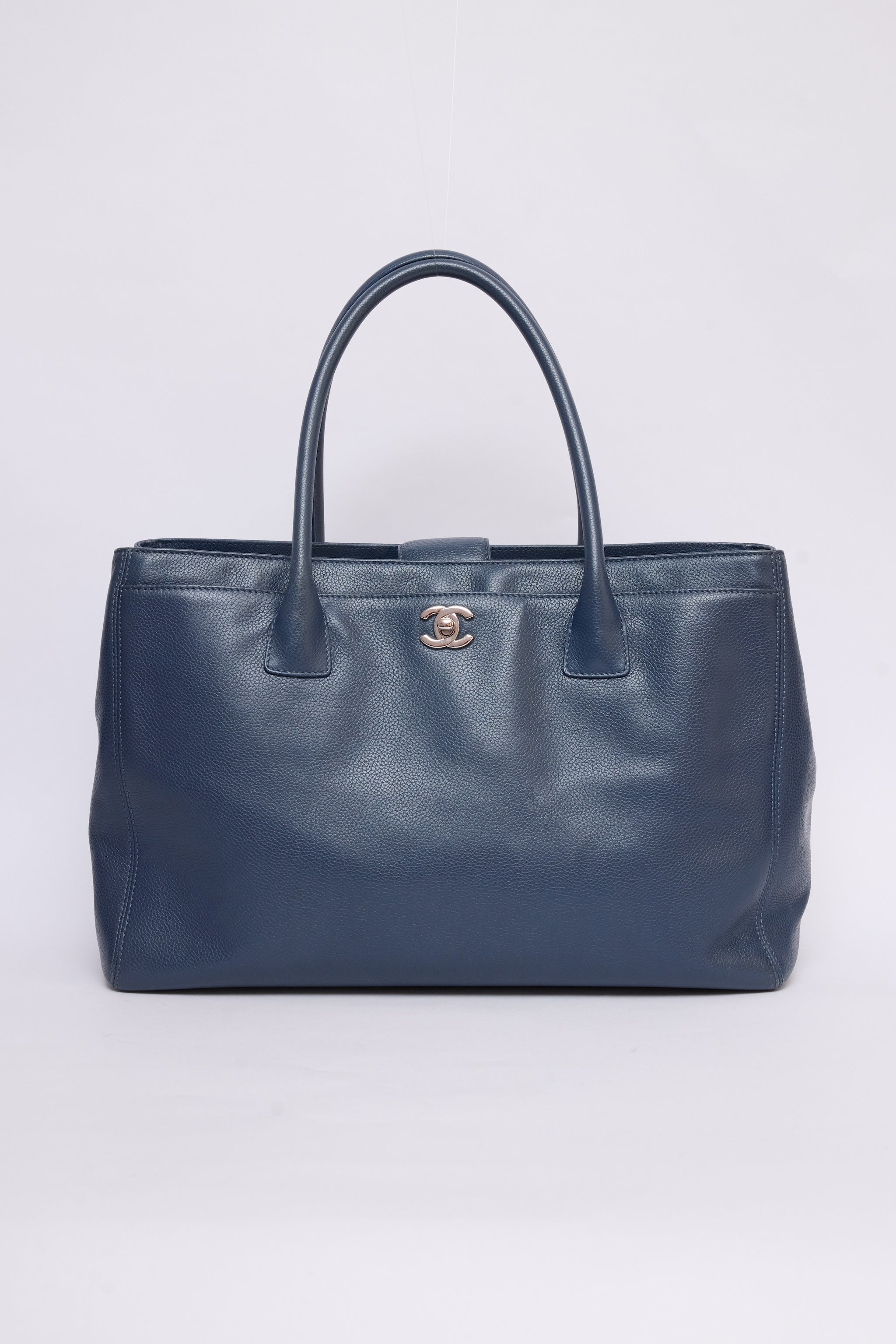 CHANEL BLUE EXECUTIVE MEDIUM CERF TOTE