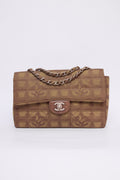 CHANEL GREEN TRAVEL LIGNE FLAP