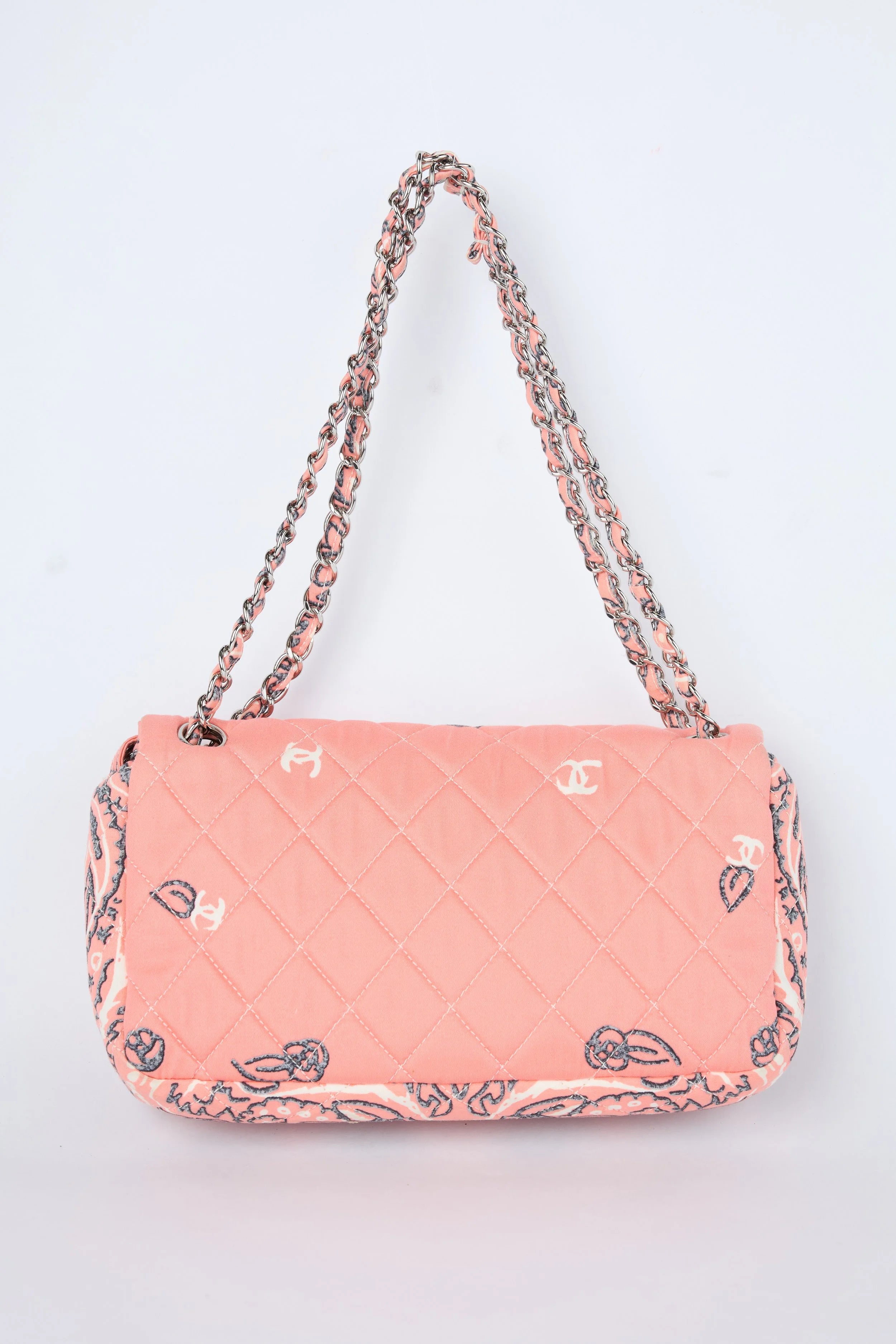 RARE CHANEL PINK BANDANA FLAP