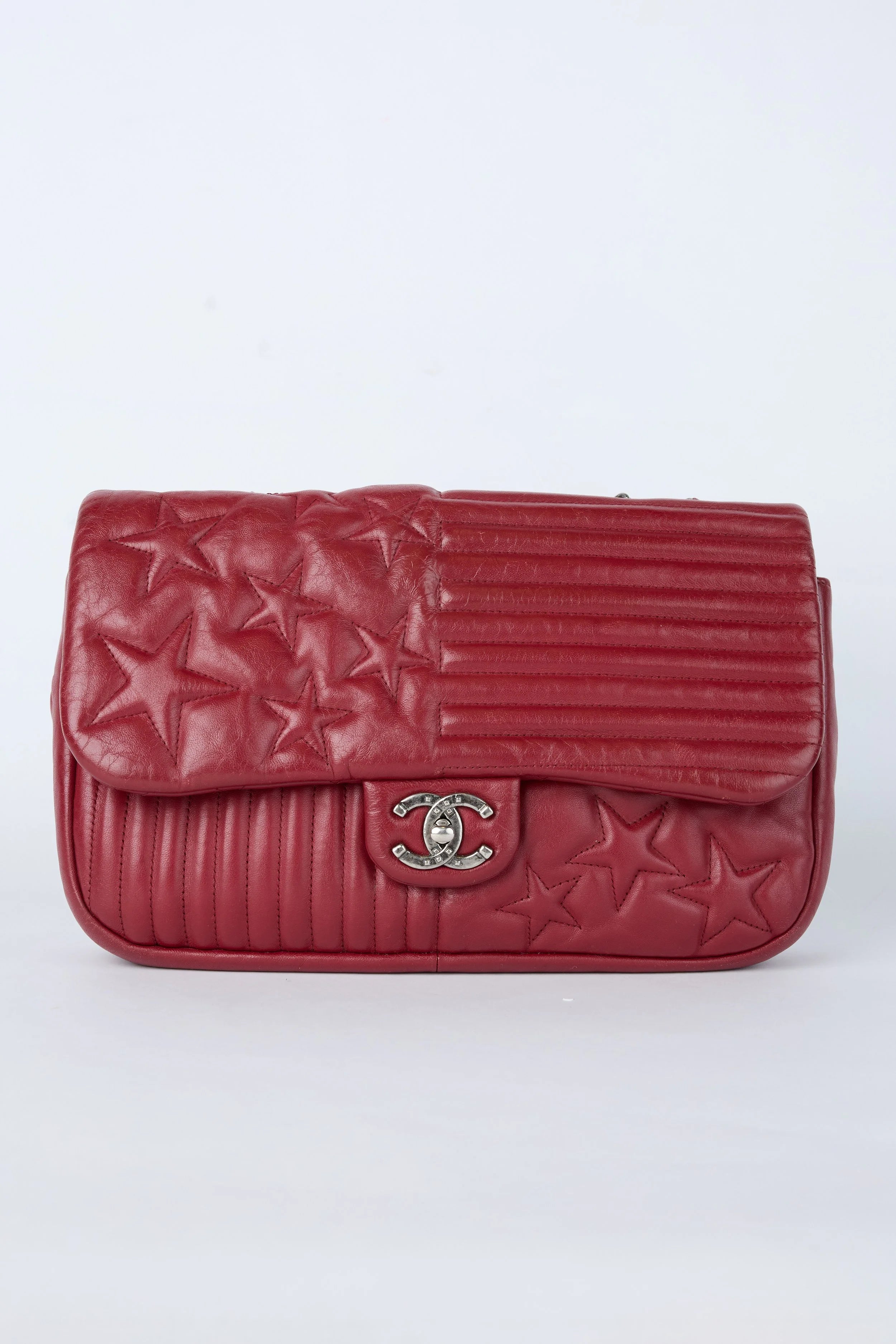 CHANEL STARS AND STRIPES JUMBO FLAP