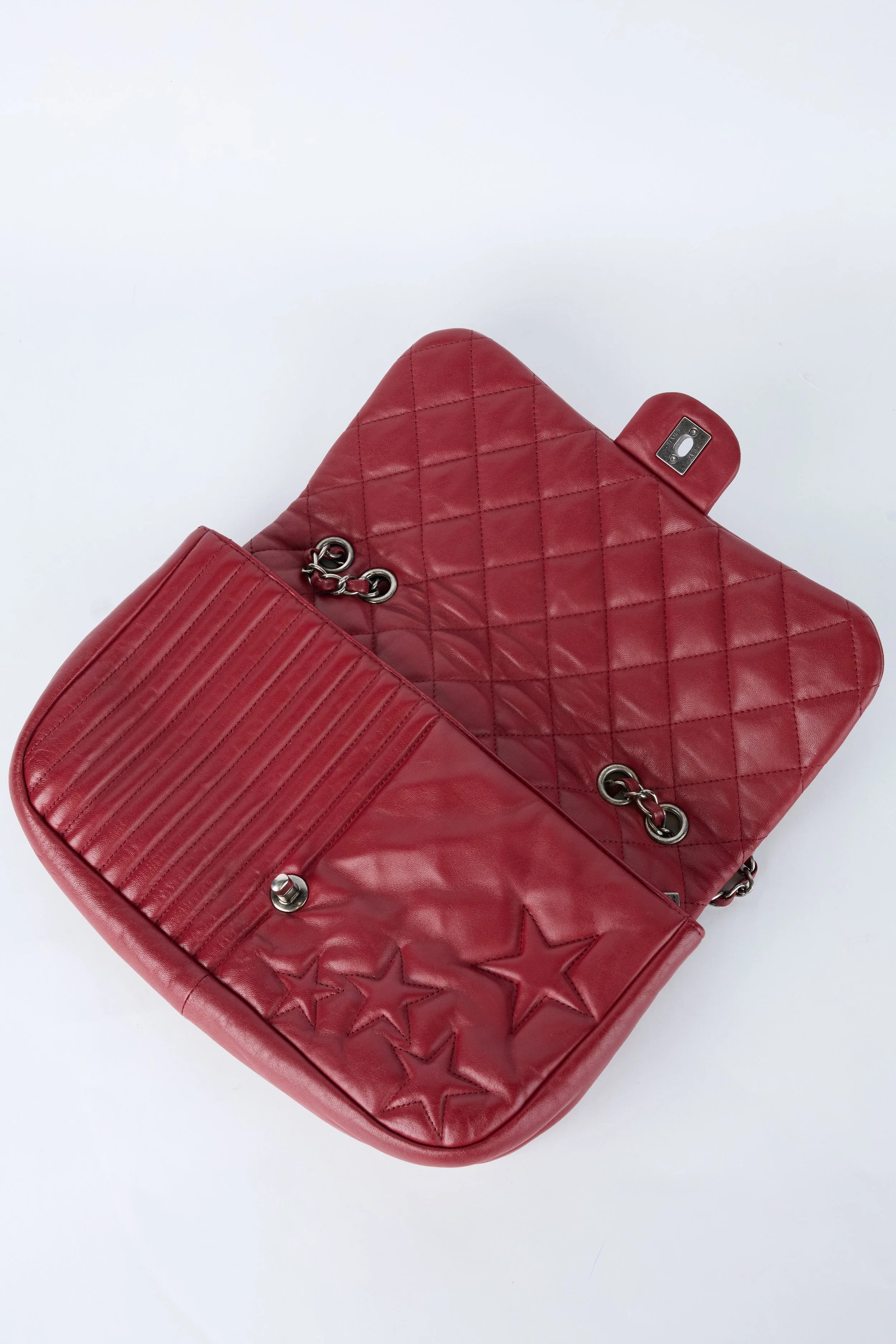 CHANEL STARS AND STRIPES JUMBO FLAP