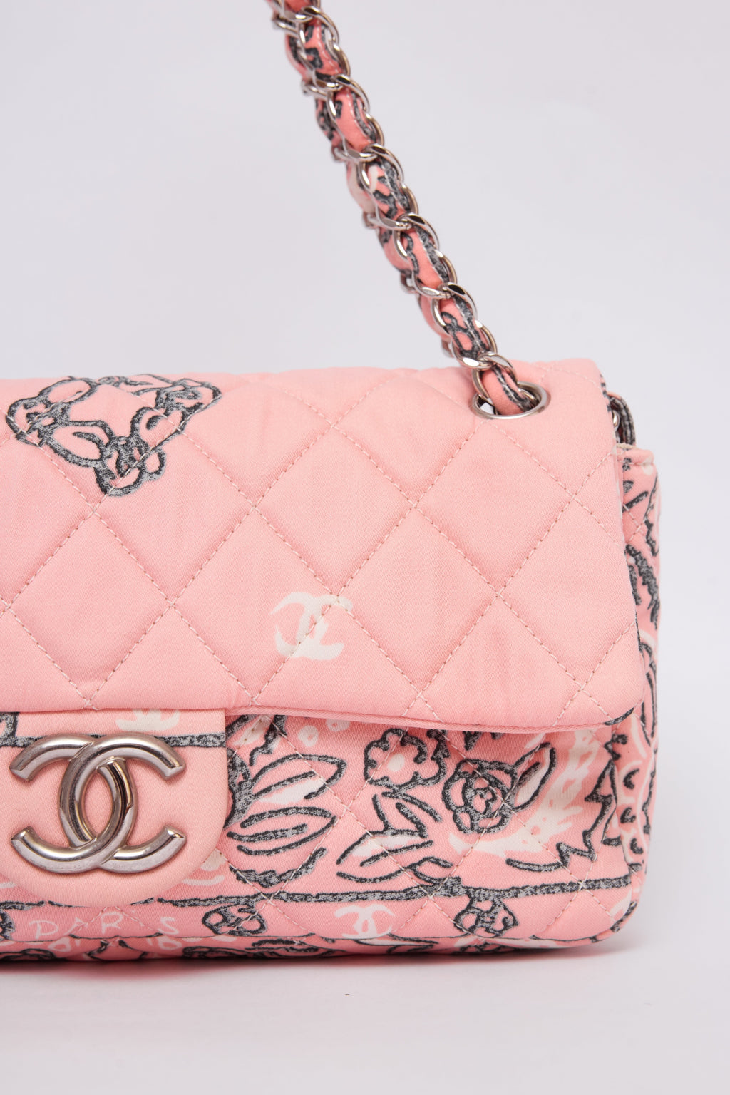 CHANEL PINK BANDANA FLAP