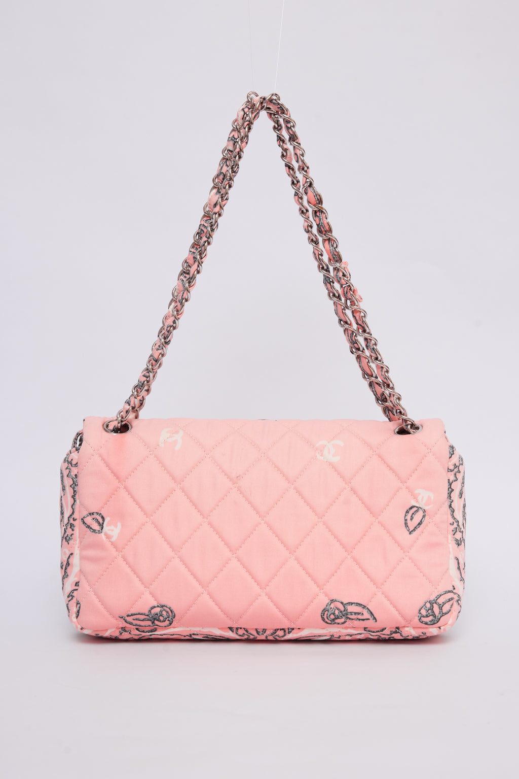 CHANEL PINK BANDANA FLAP
