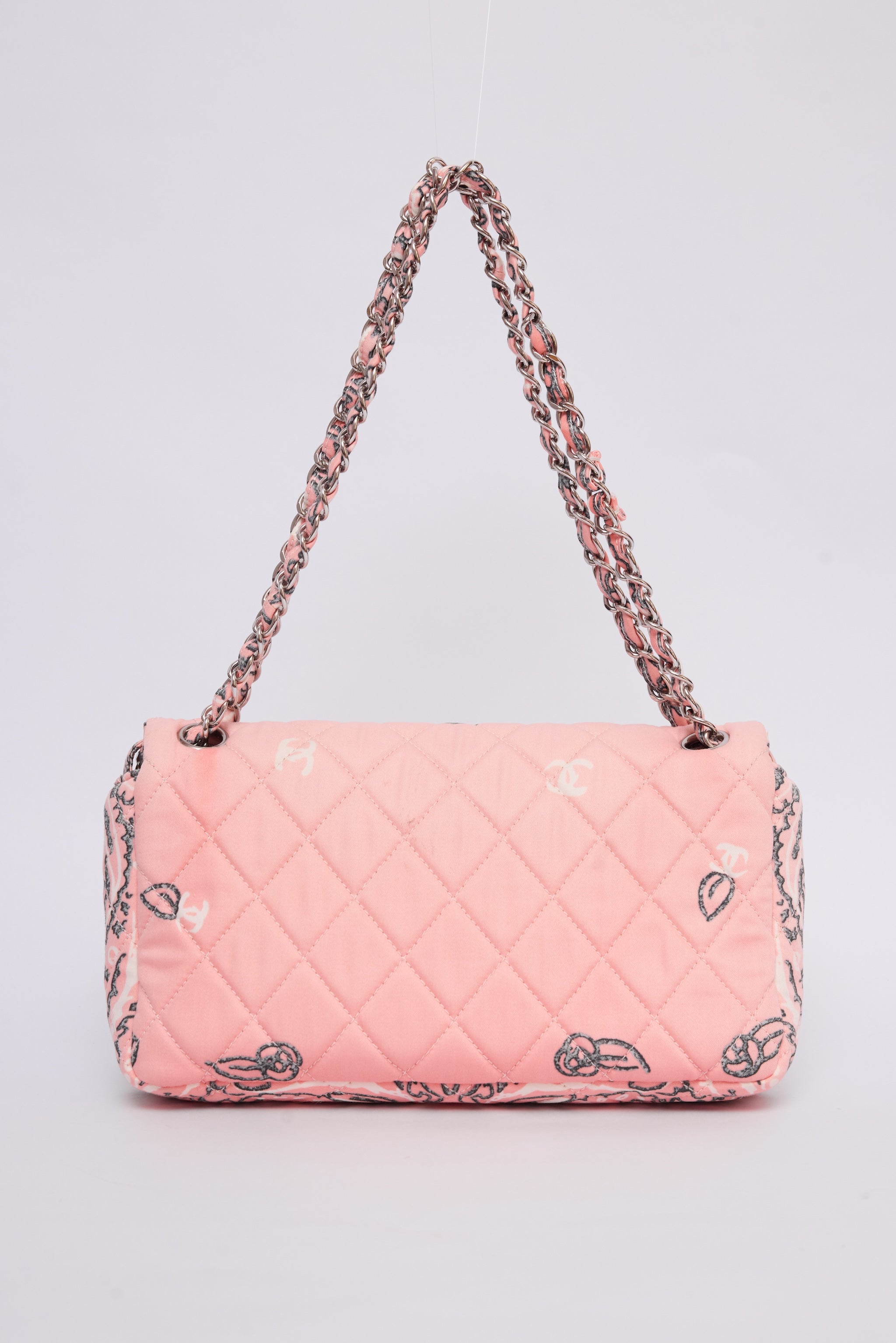 CHANEL PINK BANDANA FLAP