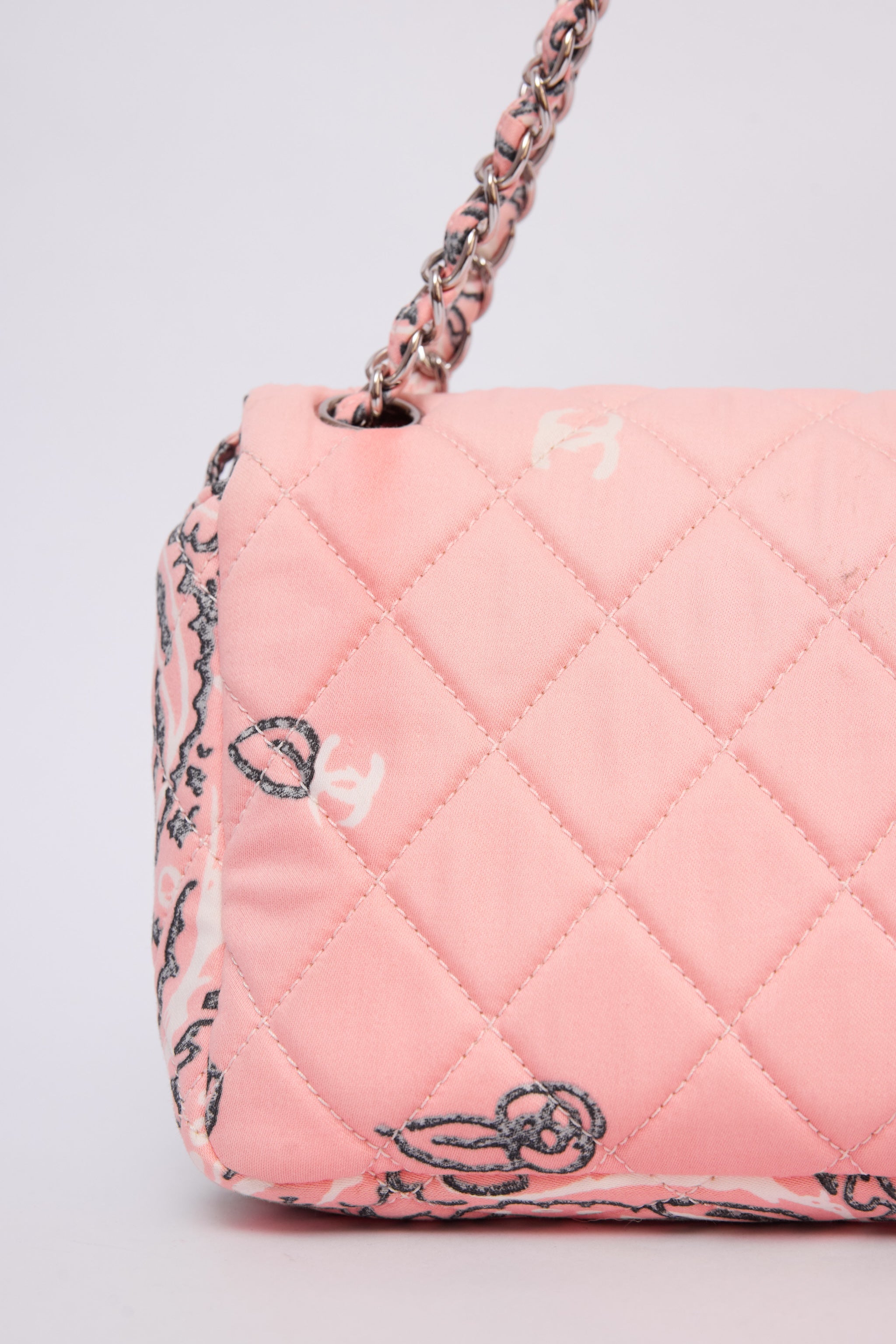 CHANEL PINK BANDANA FLAP
