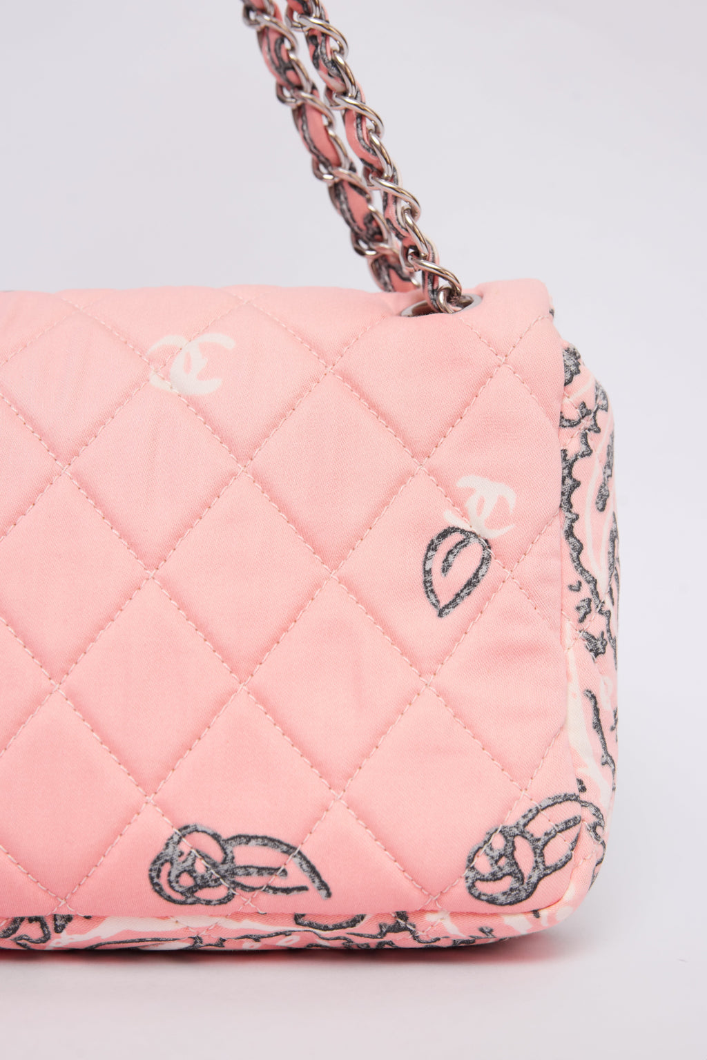 CHANEL PINK BANDANA FLAP
