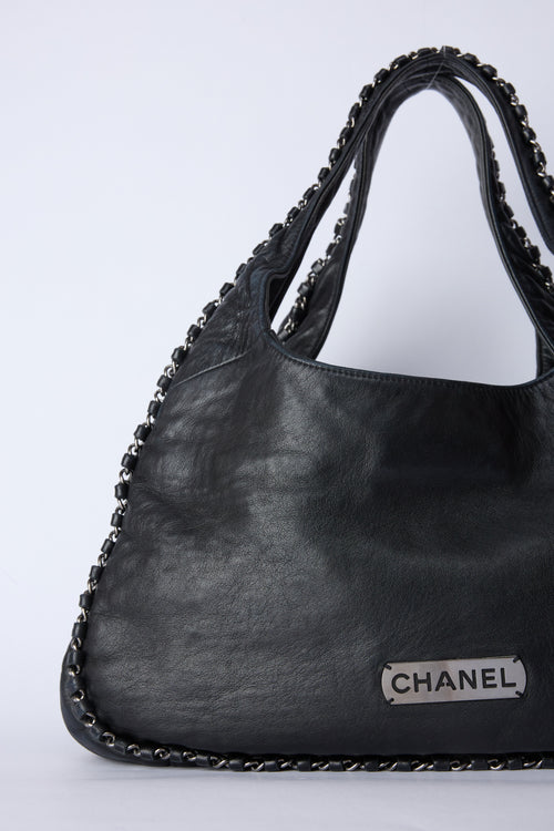 CHANEL BLACK HOBO