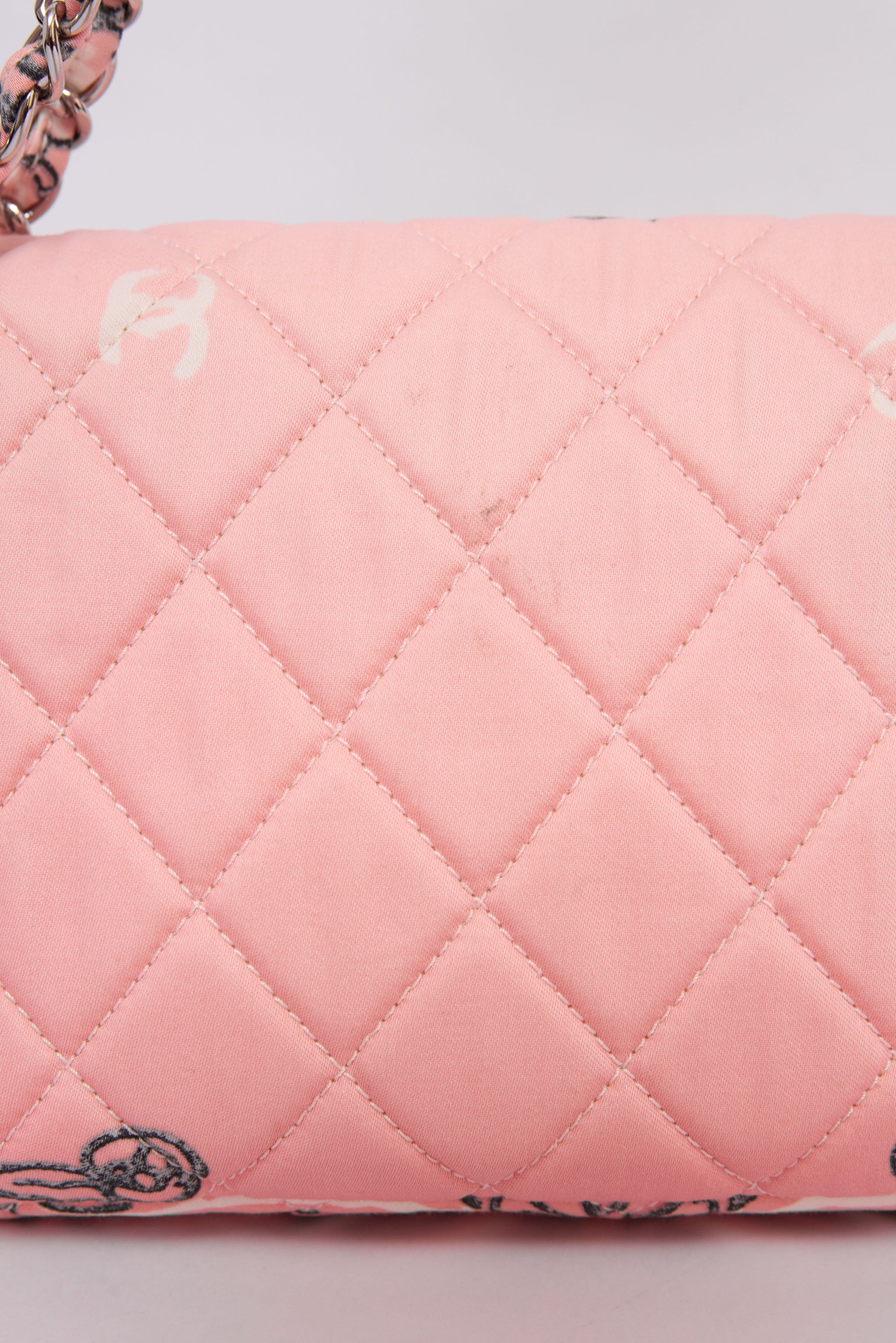 CHANEL PINK BANDANA FLAP