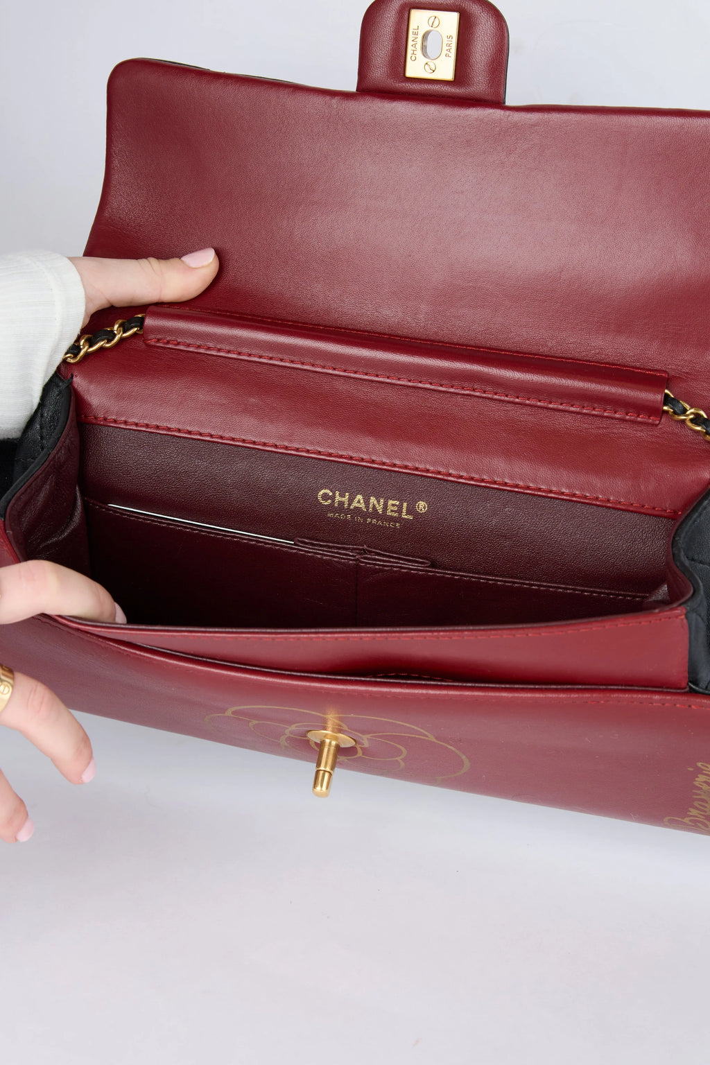 RARE CHANEL GABRIELLE BRASSERIE MENU FLAP