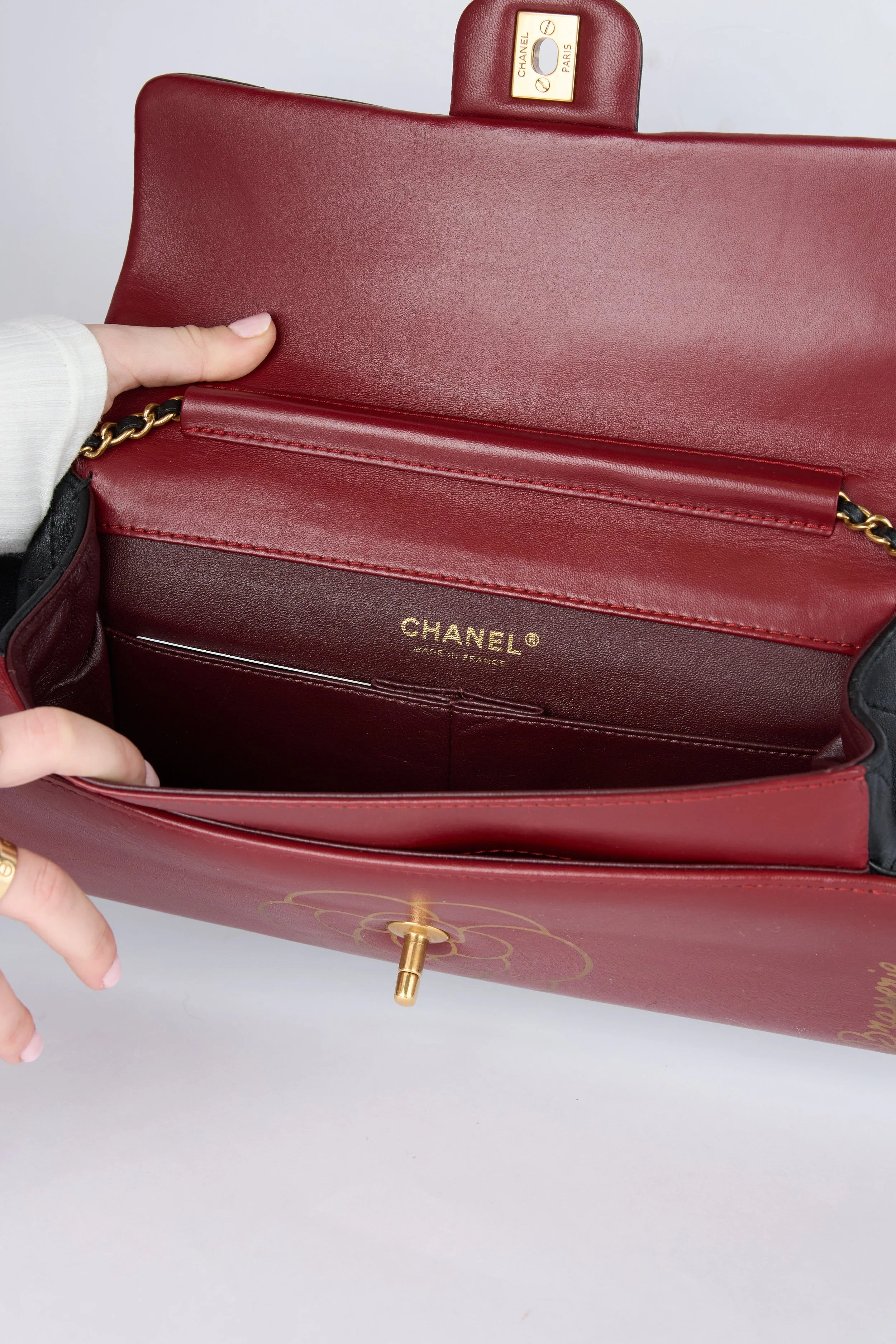 RARE CHANEL GABRIELLE BRASSERIE MENU FLAP