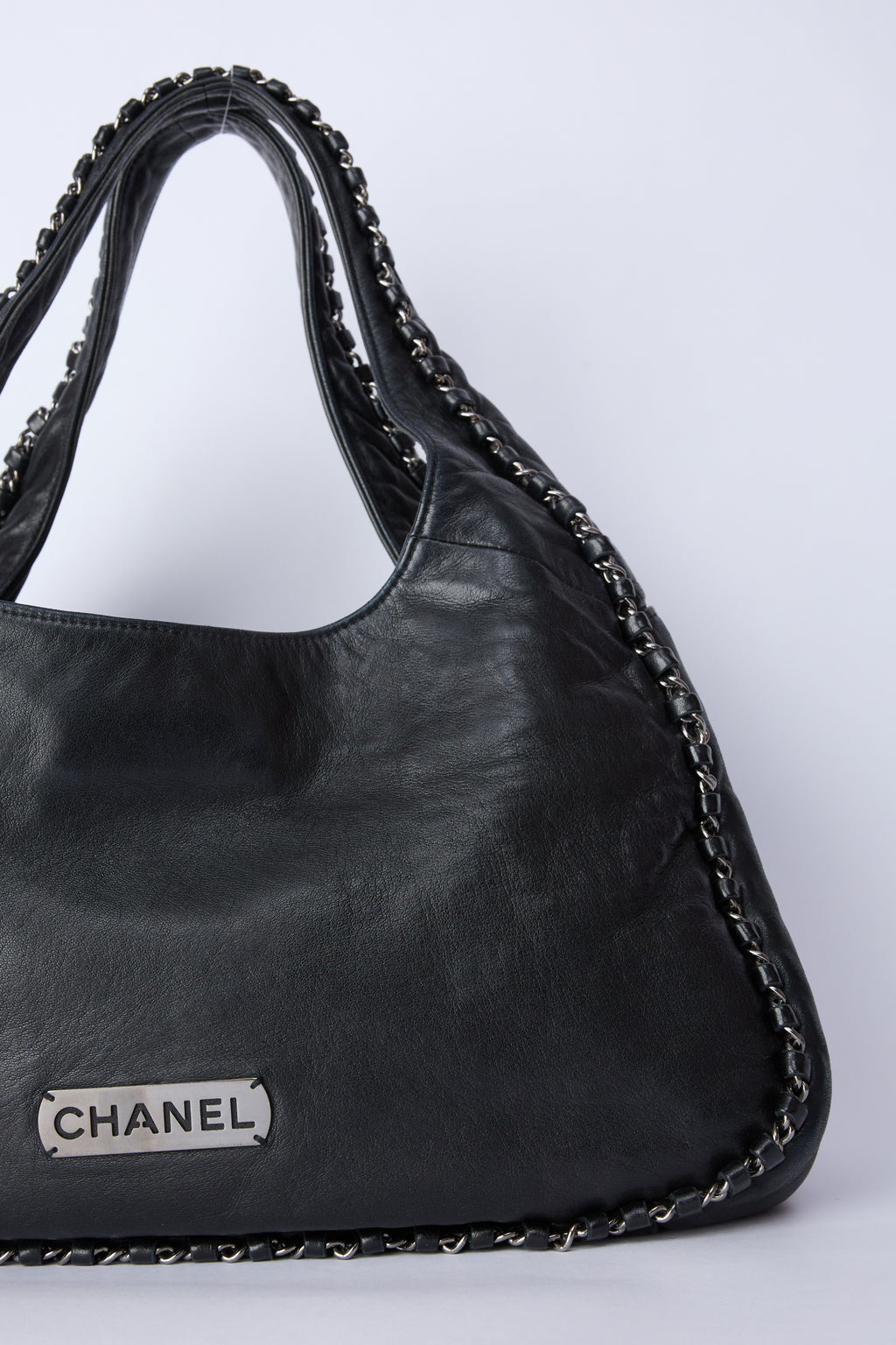 CHANEL BLACK HOBO
