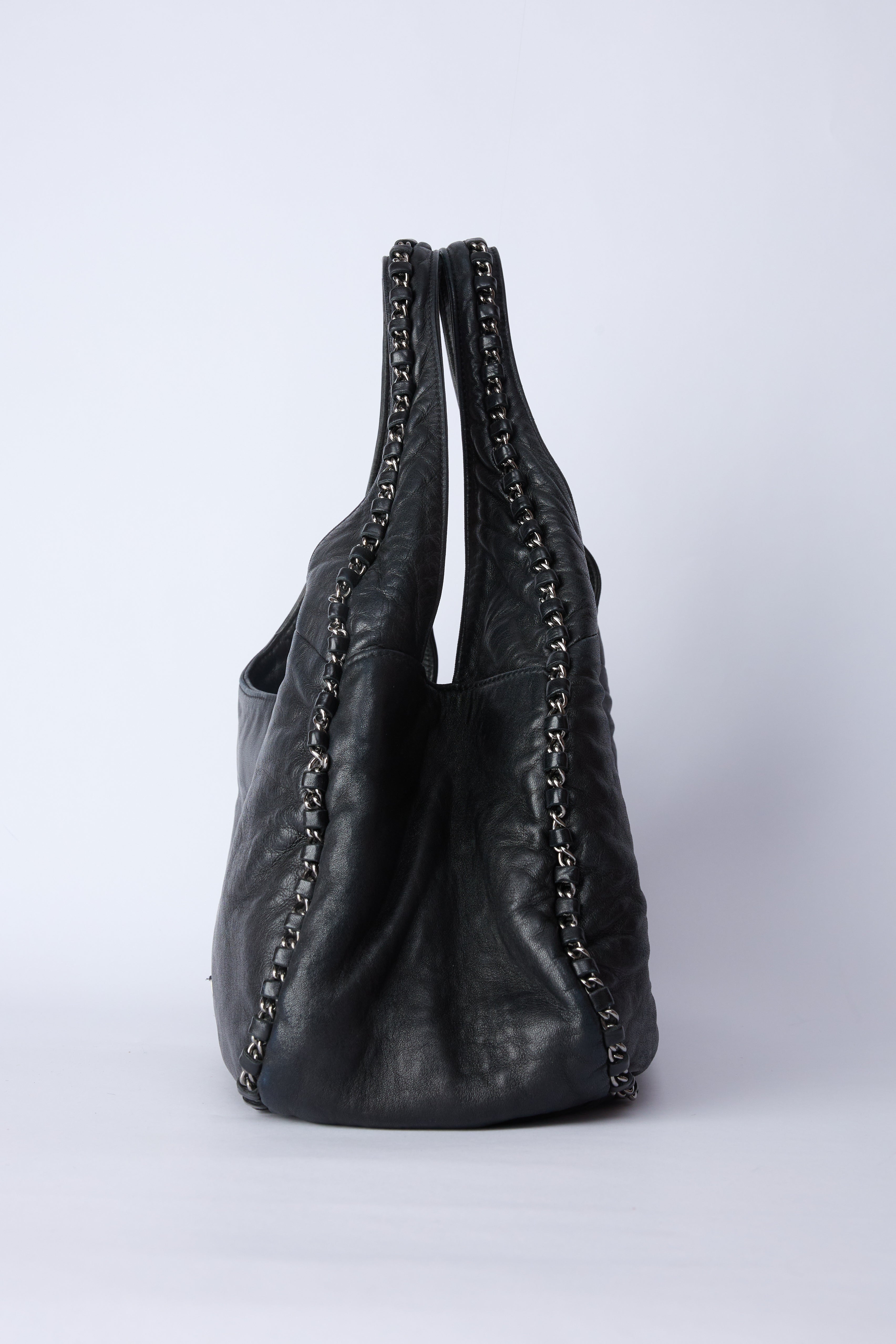 CHANEL BLACK HOBO