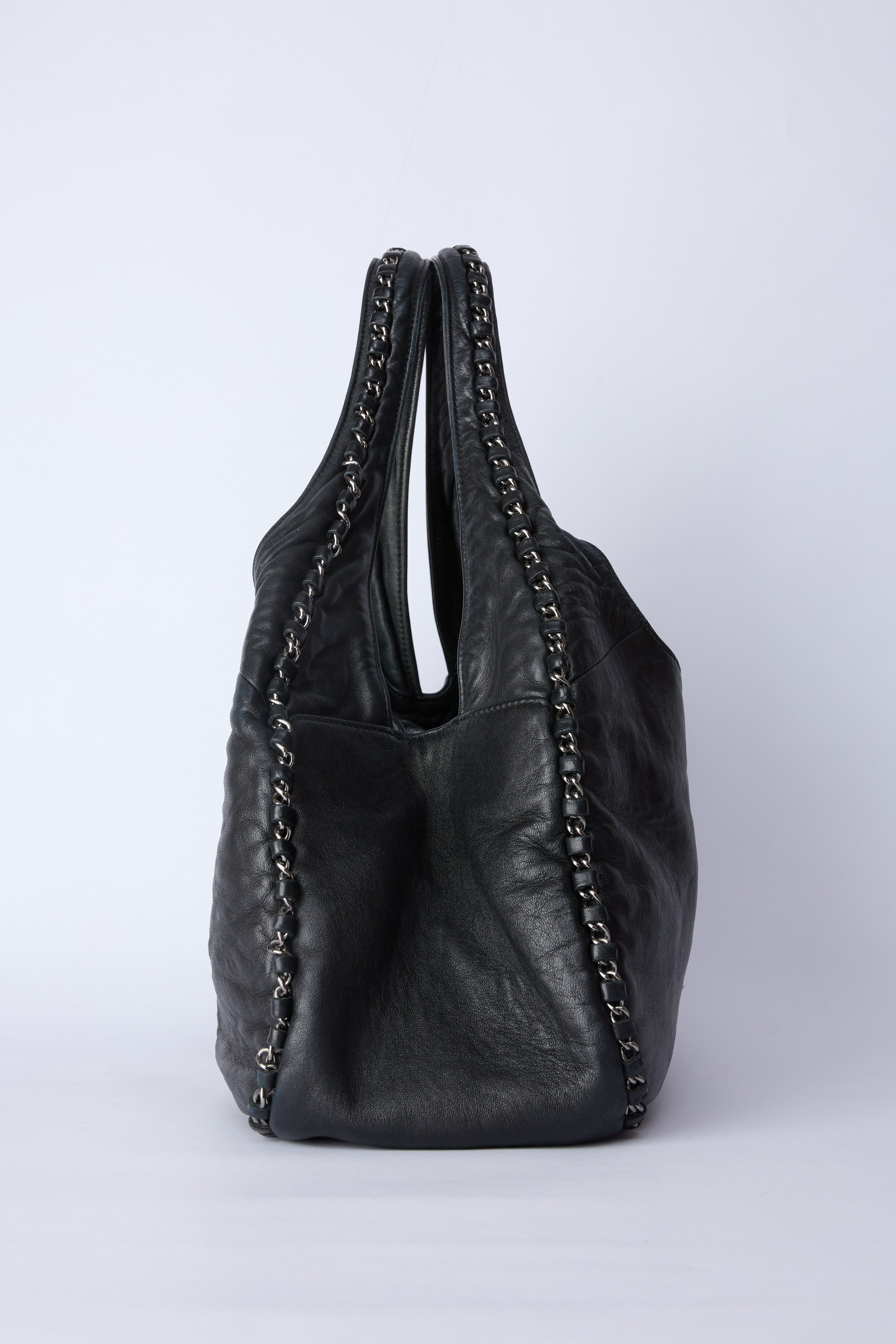 CHANEL BLACK HOBO
