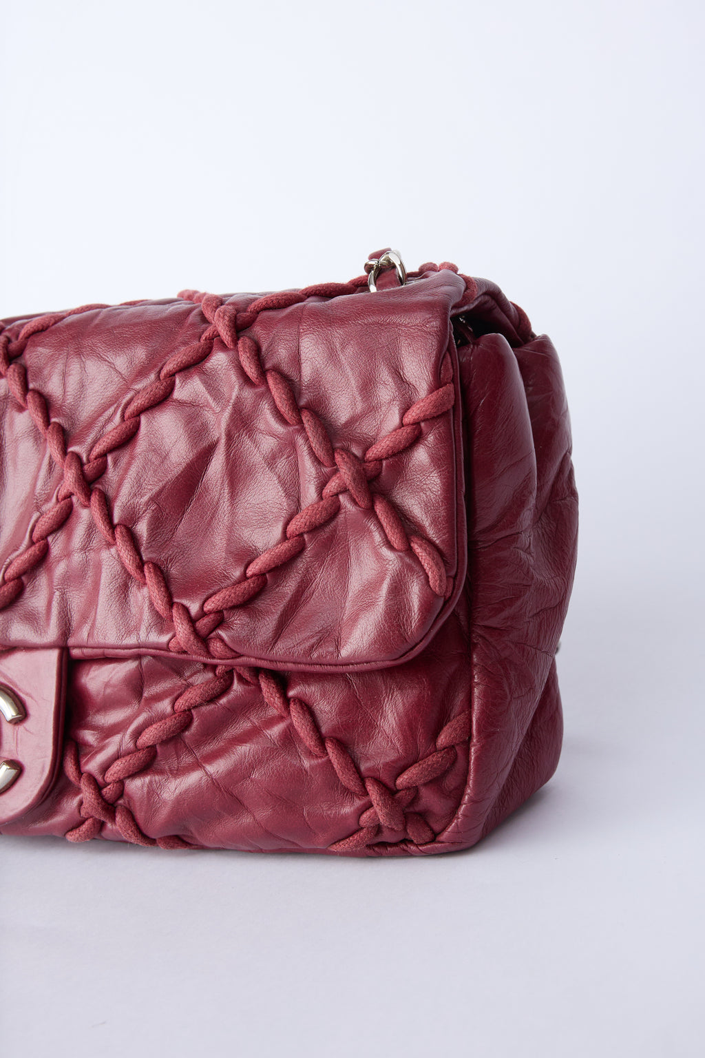 CHANEL MEDIUM RED ULTRA STITCH FLAP BAG