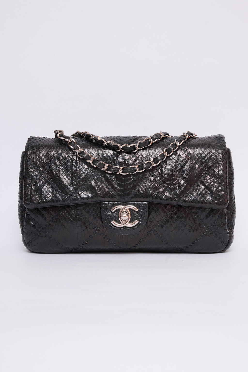 CHANEL PYTHON ULTIMATE STITCH FLAP