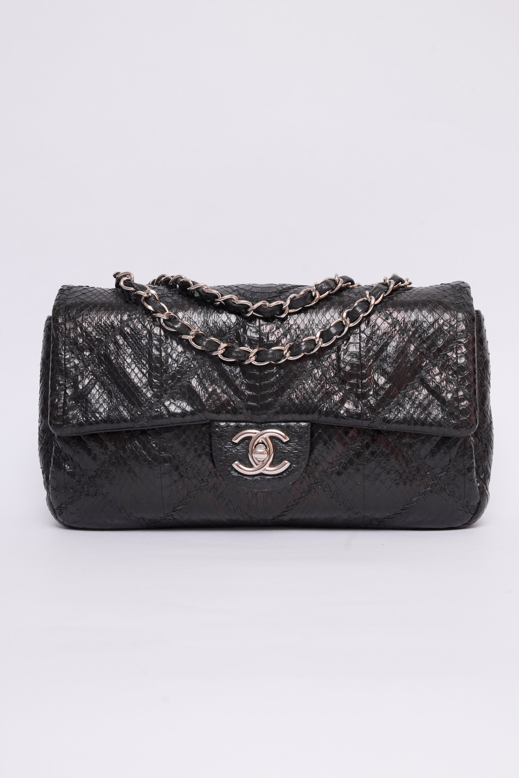 CHANEL PYTHON ULTIMATE STITCH FLAP