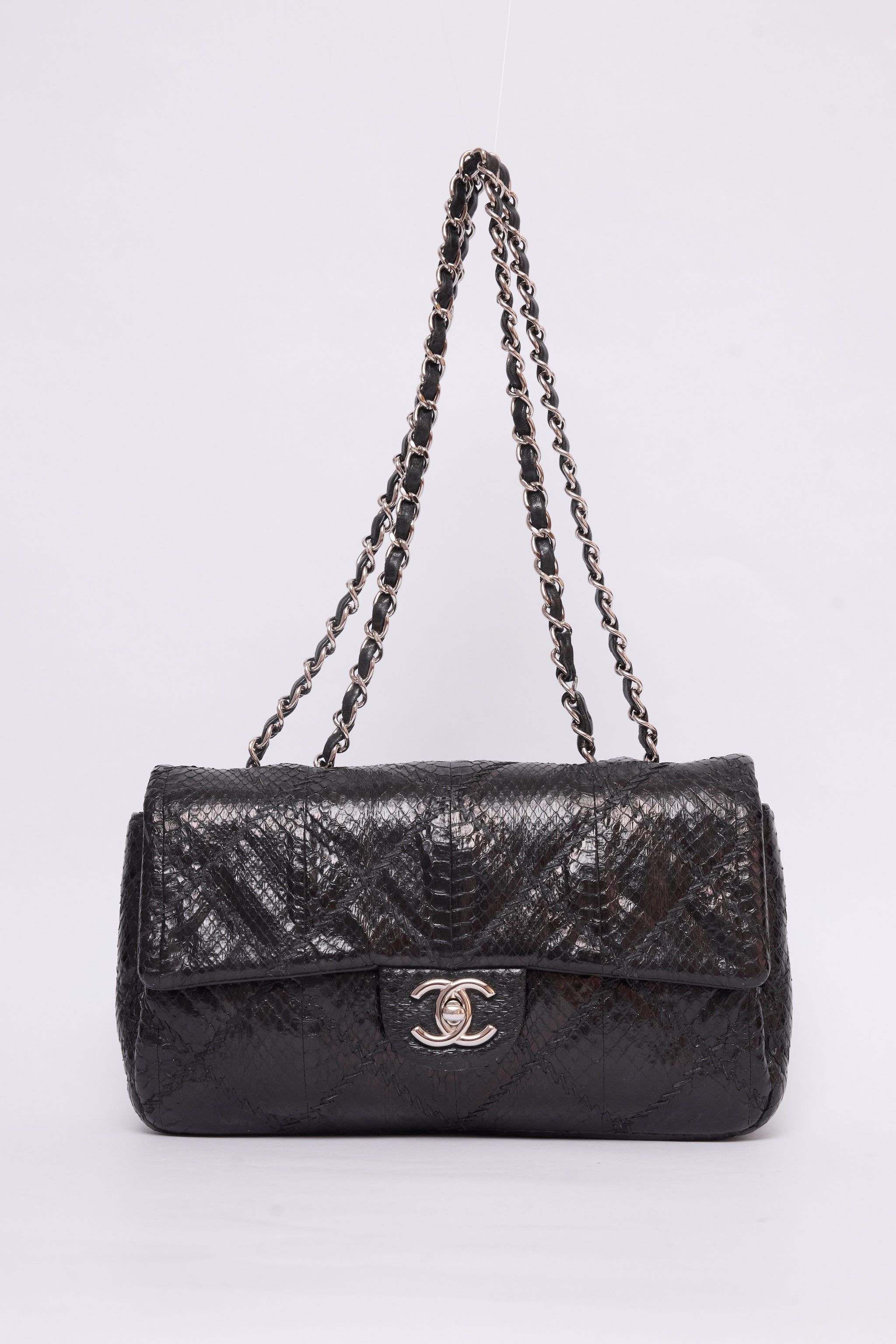 CHANEL PYTHON ULTIMATE STITCH FLAP