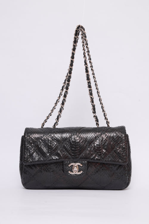 CHANEL PYTHON ULTIMATE STITCH FLAP