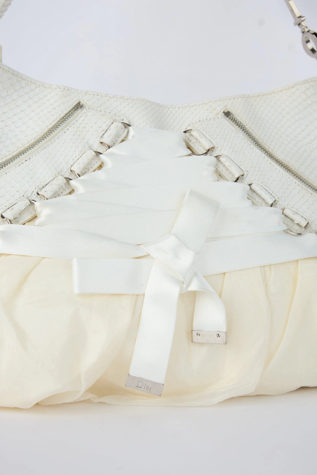 DIOR WHITE BALLET CORSET BAG