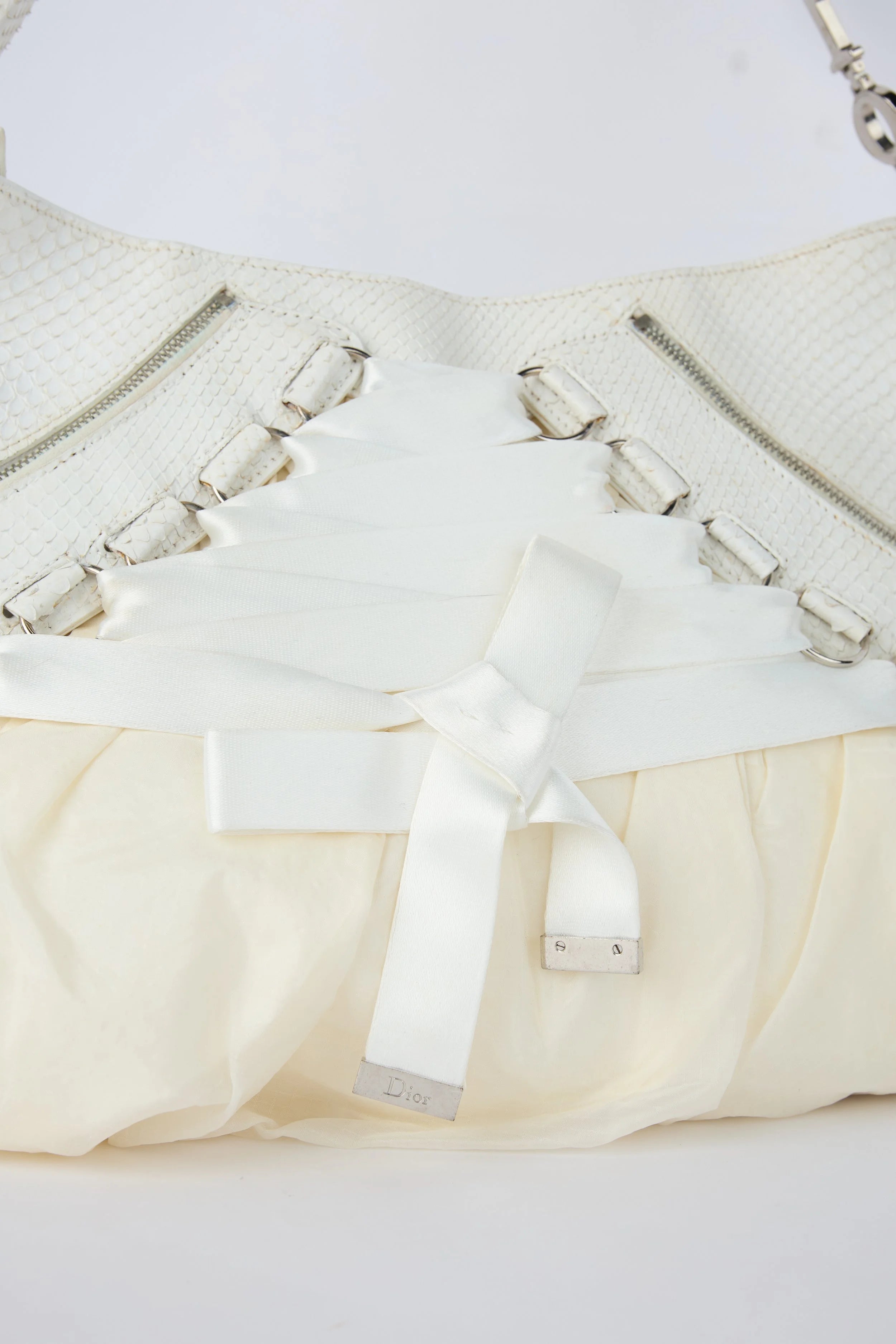 DIOR WHITE BALLET CORSET BAG