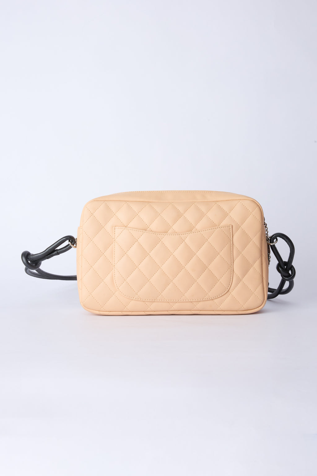 CHANEL BEIGE LIGNE CAMBON CAMERA BAG