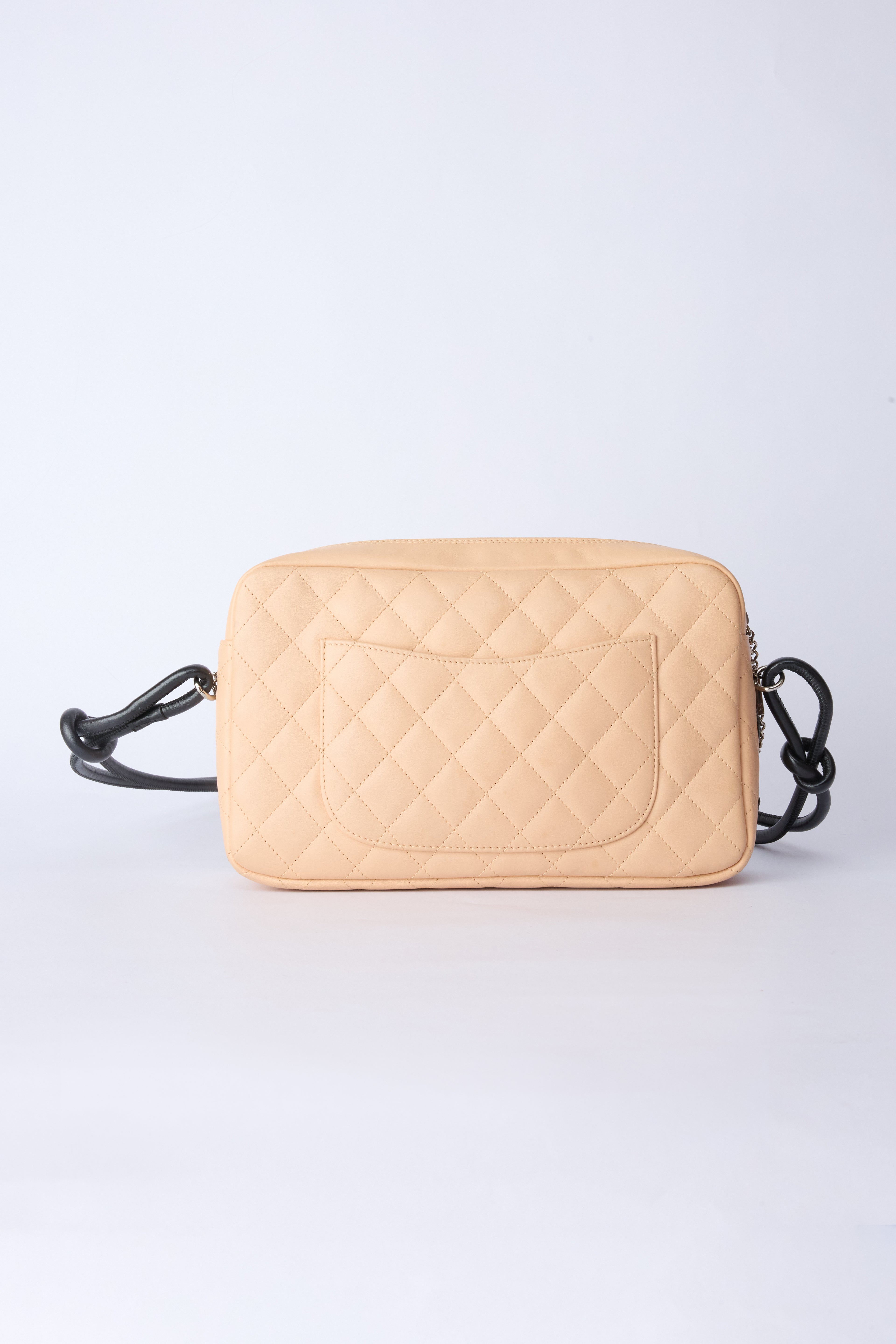 CHANEL BEIGE LIGNE CAMBON CAMERA BAG