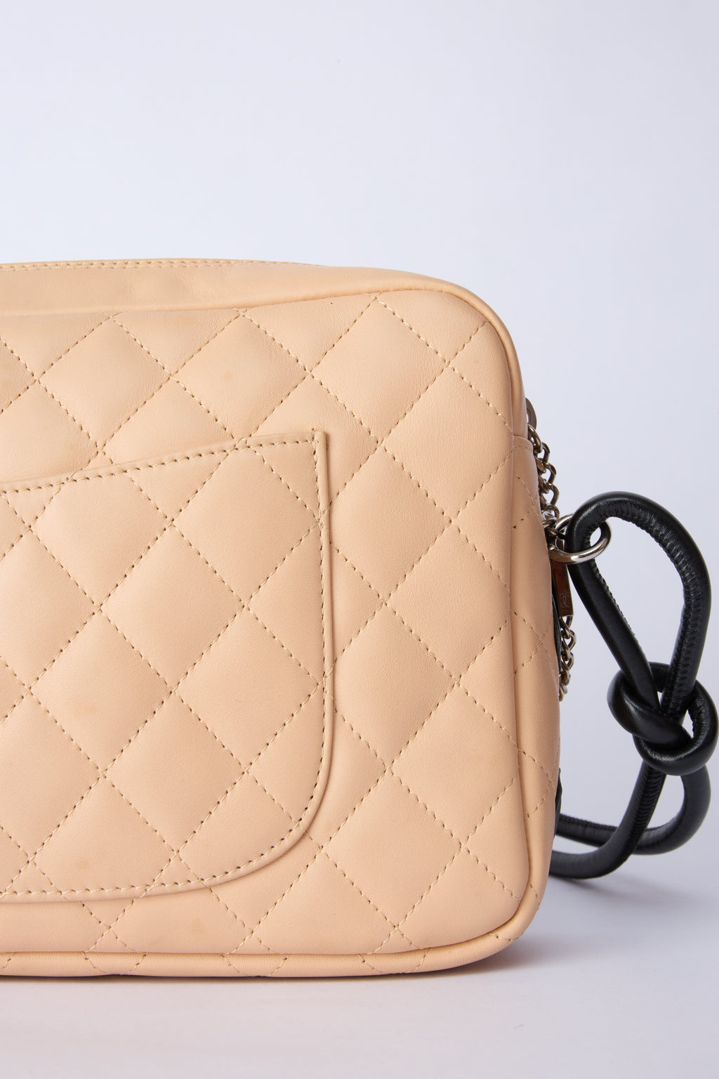 CHANEL BEIGE LIGNE CAMBON CAMERA BAG