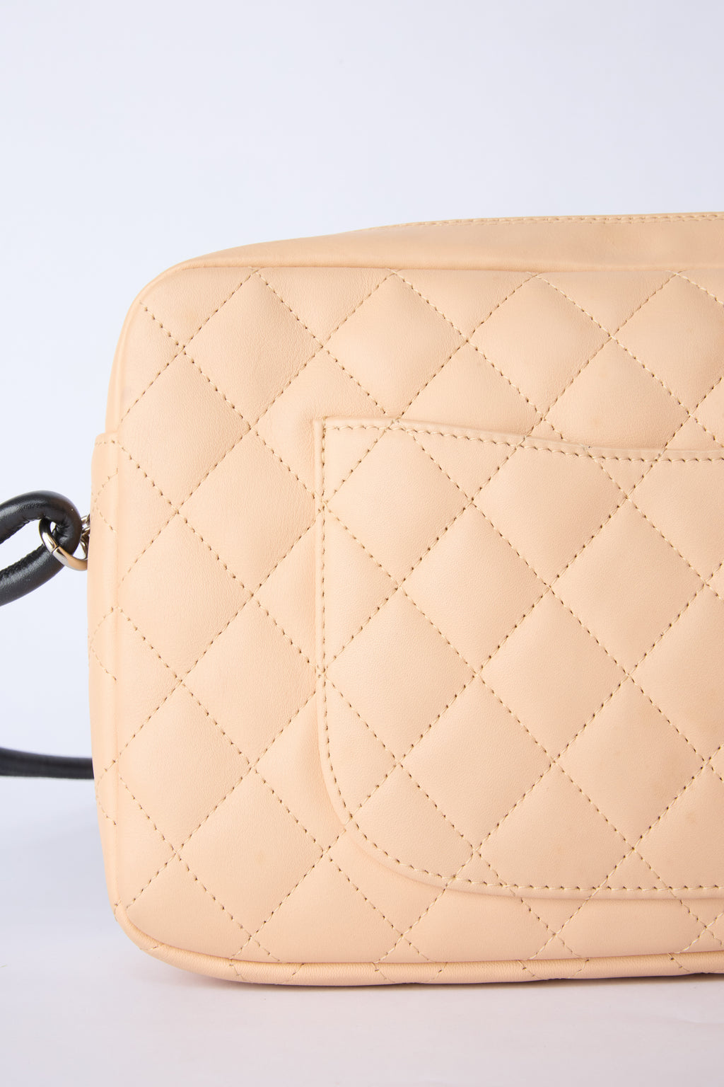 CHANEL BEIGE LIGNE CAMBON CAMERA BAG