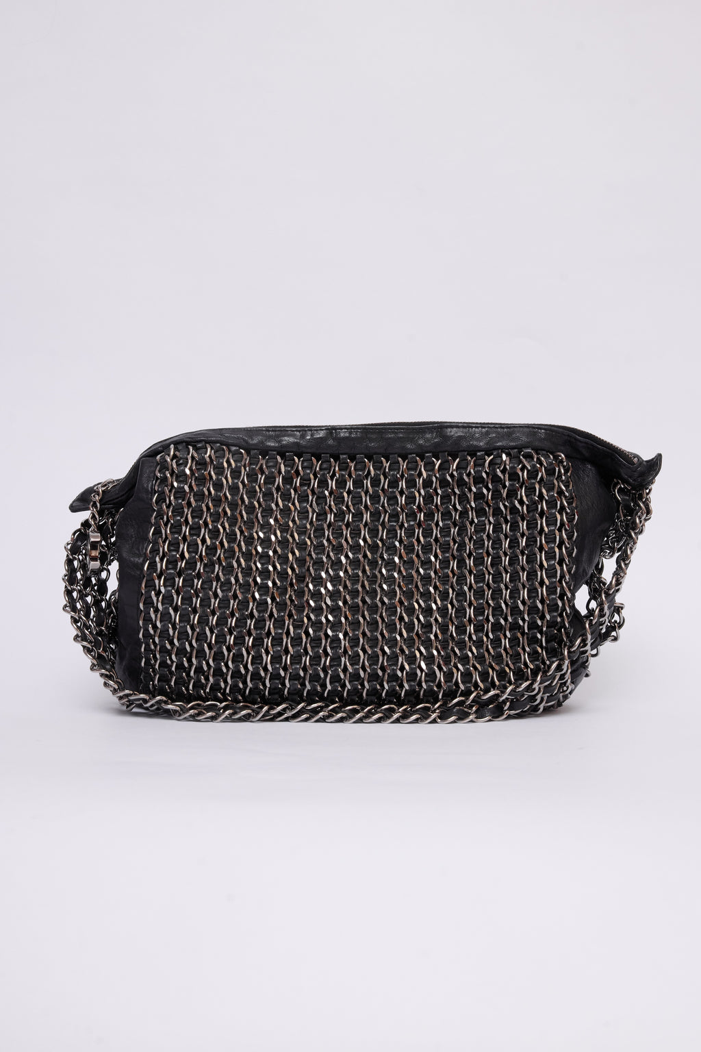 CHANEL TRIPLE CHAIN HOBO