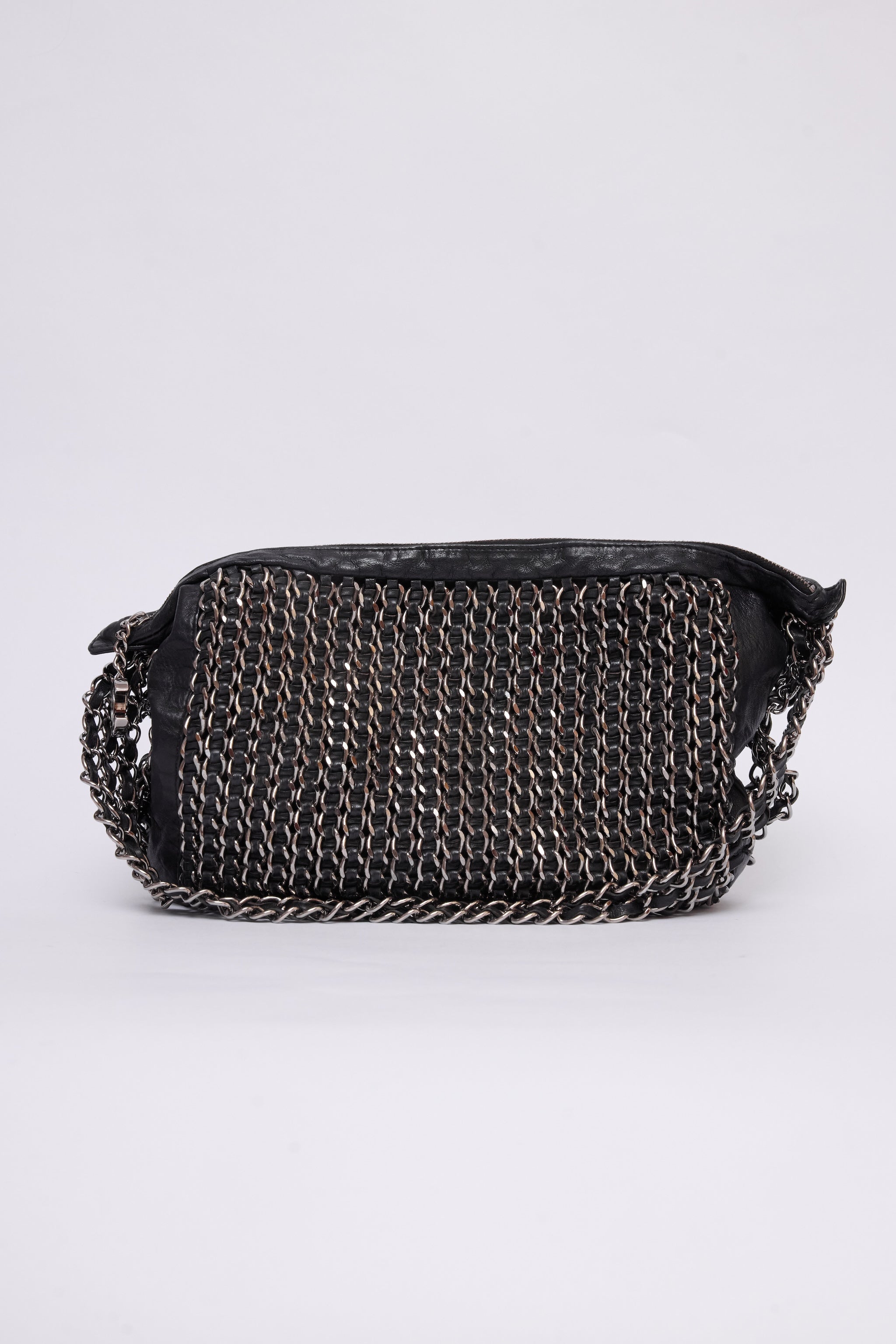 CHANEL TRIPLE CHAIN HOBO