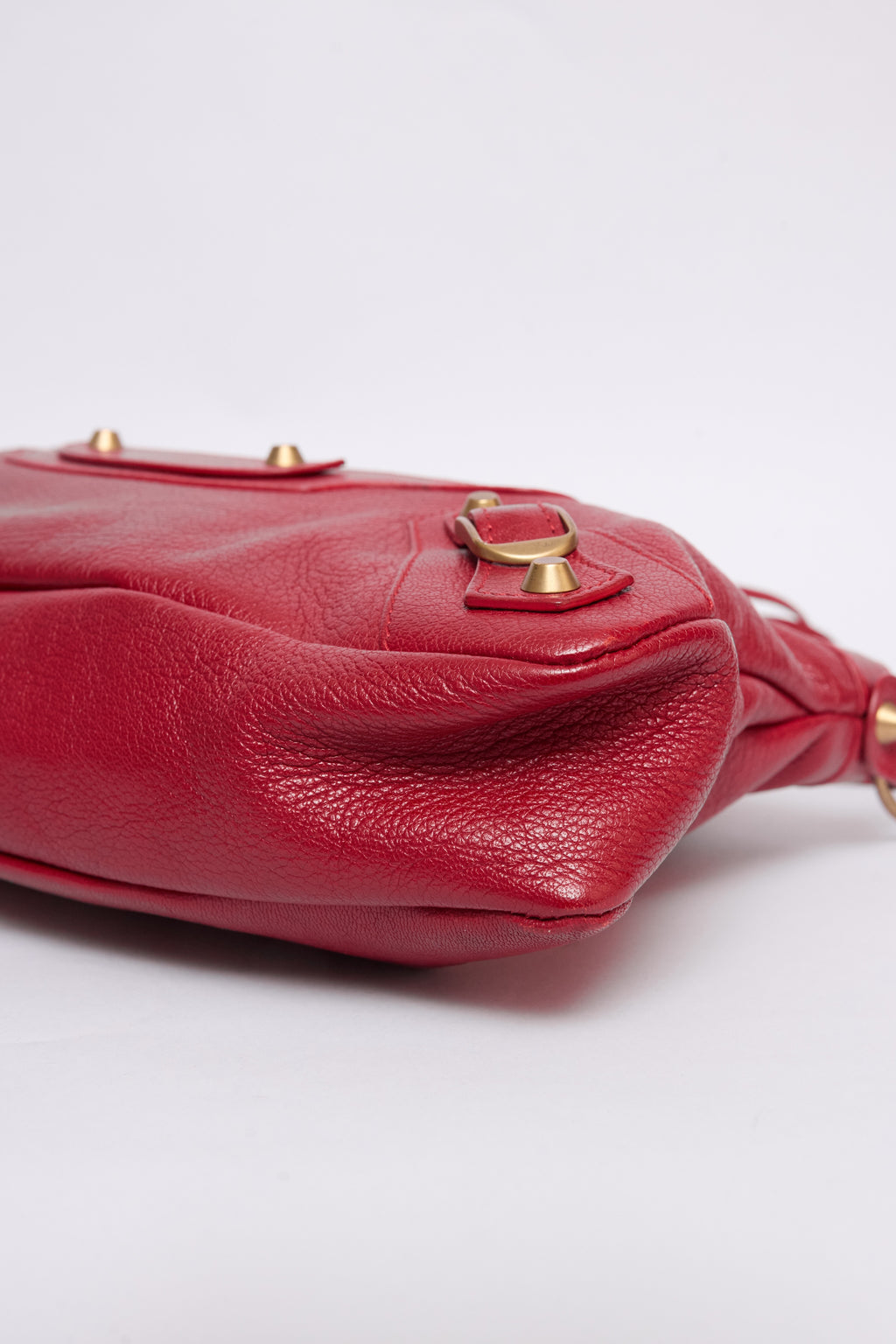BALENCIAGA RED FIRST BAG