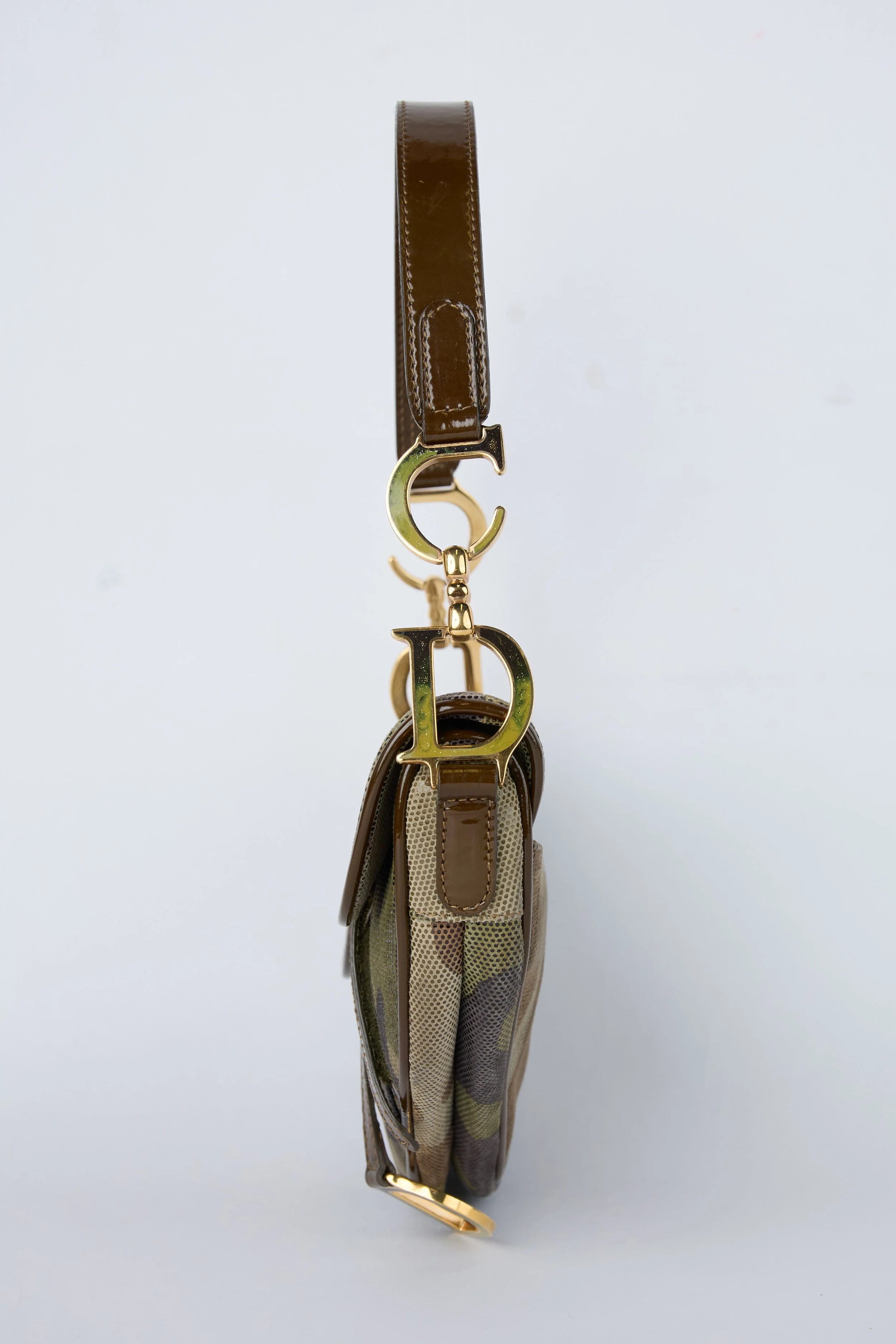 RARE DIOR CAMOFLAUGE MINI SADDLE