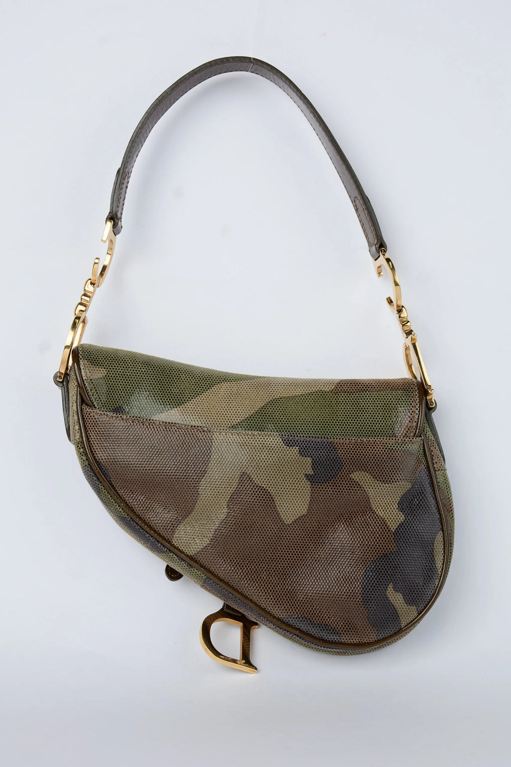 RARE DIOR CAMOFLAUGE MINI SADDLE