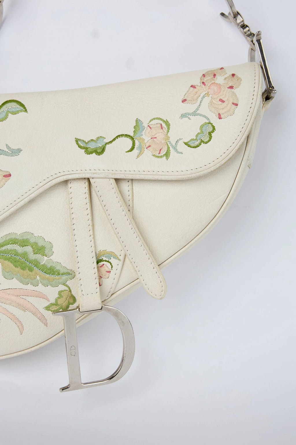 RARE DIOR ROMANTIC FLOWERS SADDLE