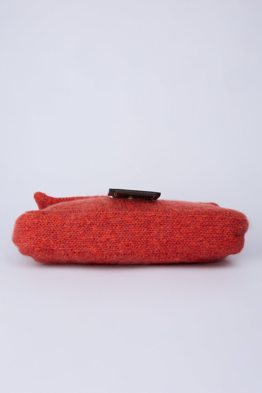 FENDI RED KNIT BAGUETTE