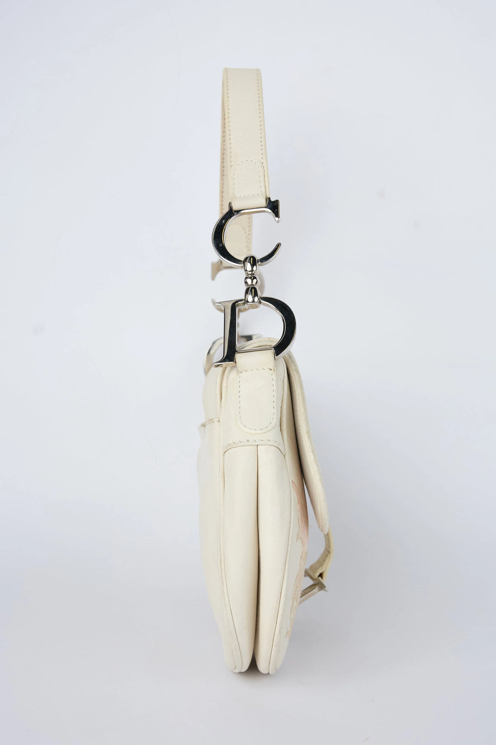 RARE DIOR ROMANTIC FLOWERS SADDLE