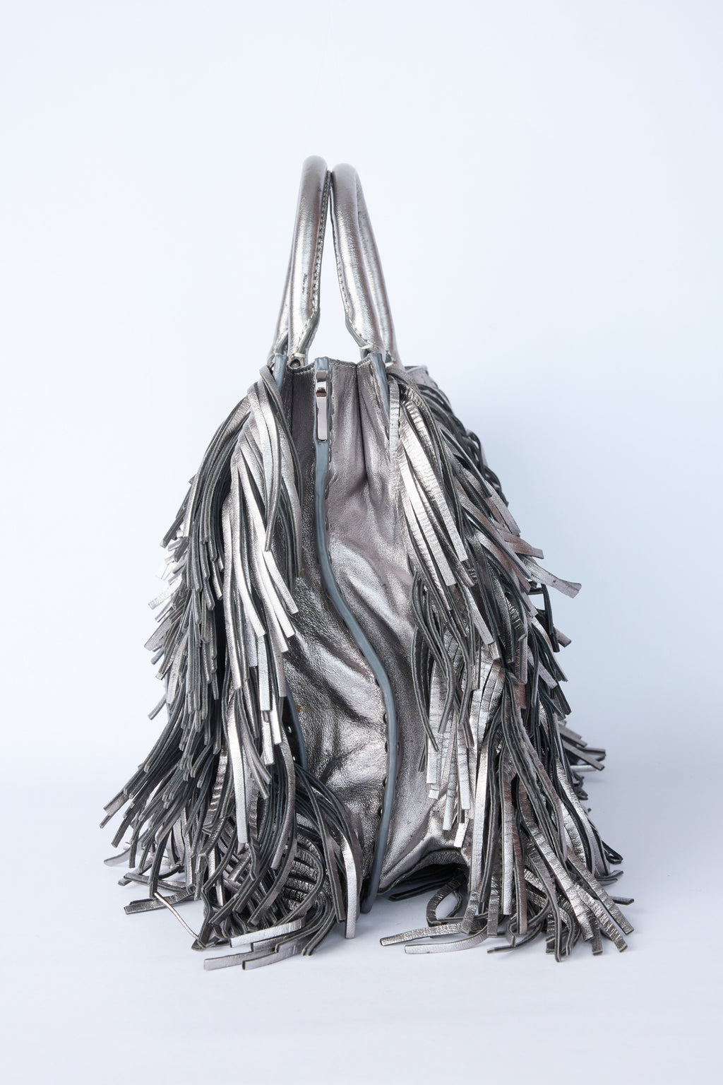 PRADA METALLIC FRINGE BAG