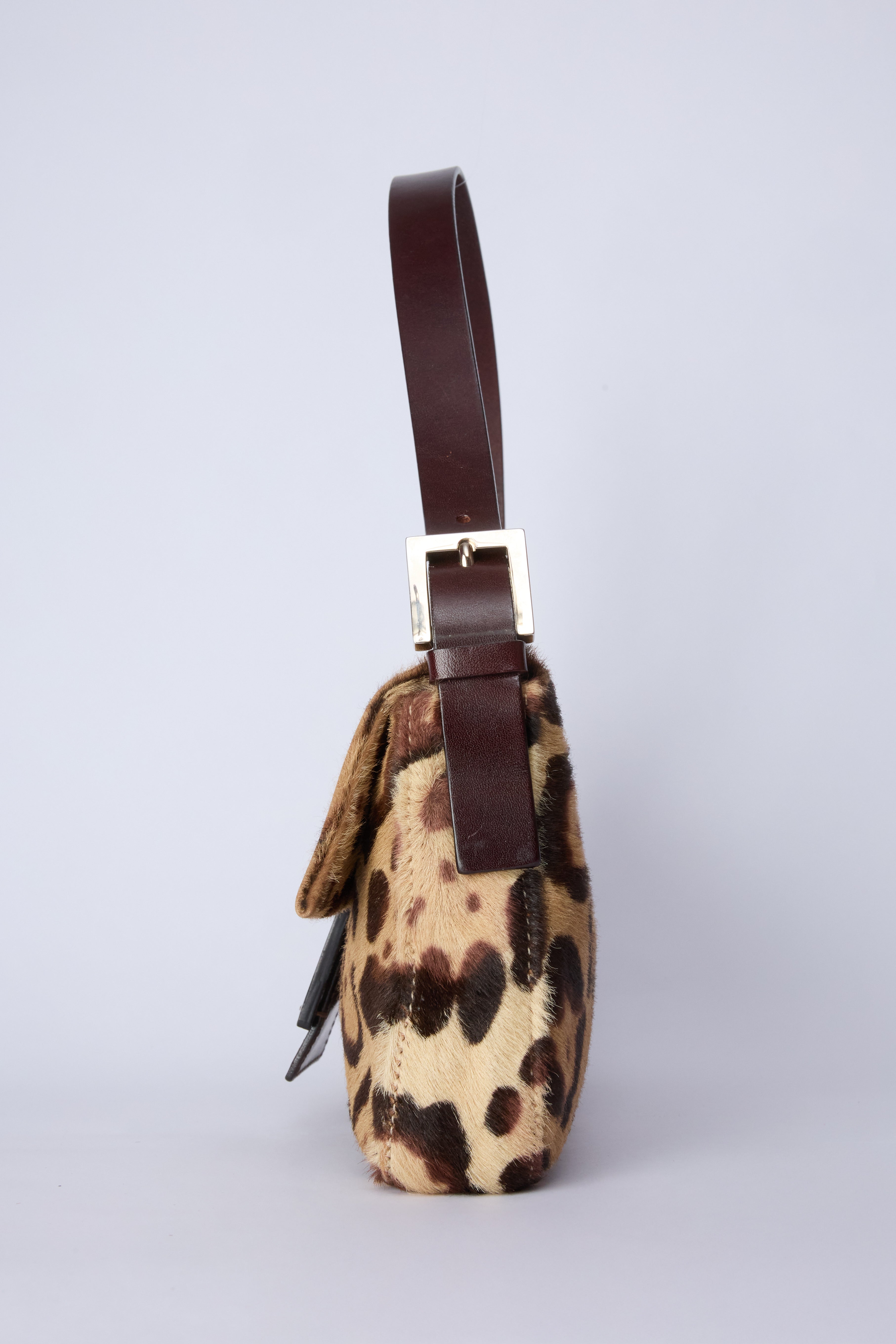FENDI LEOPARD-PRINT BAGUETTE