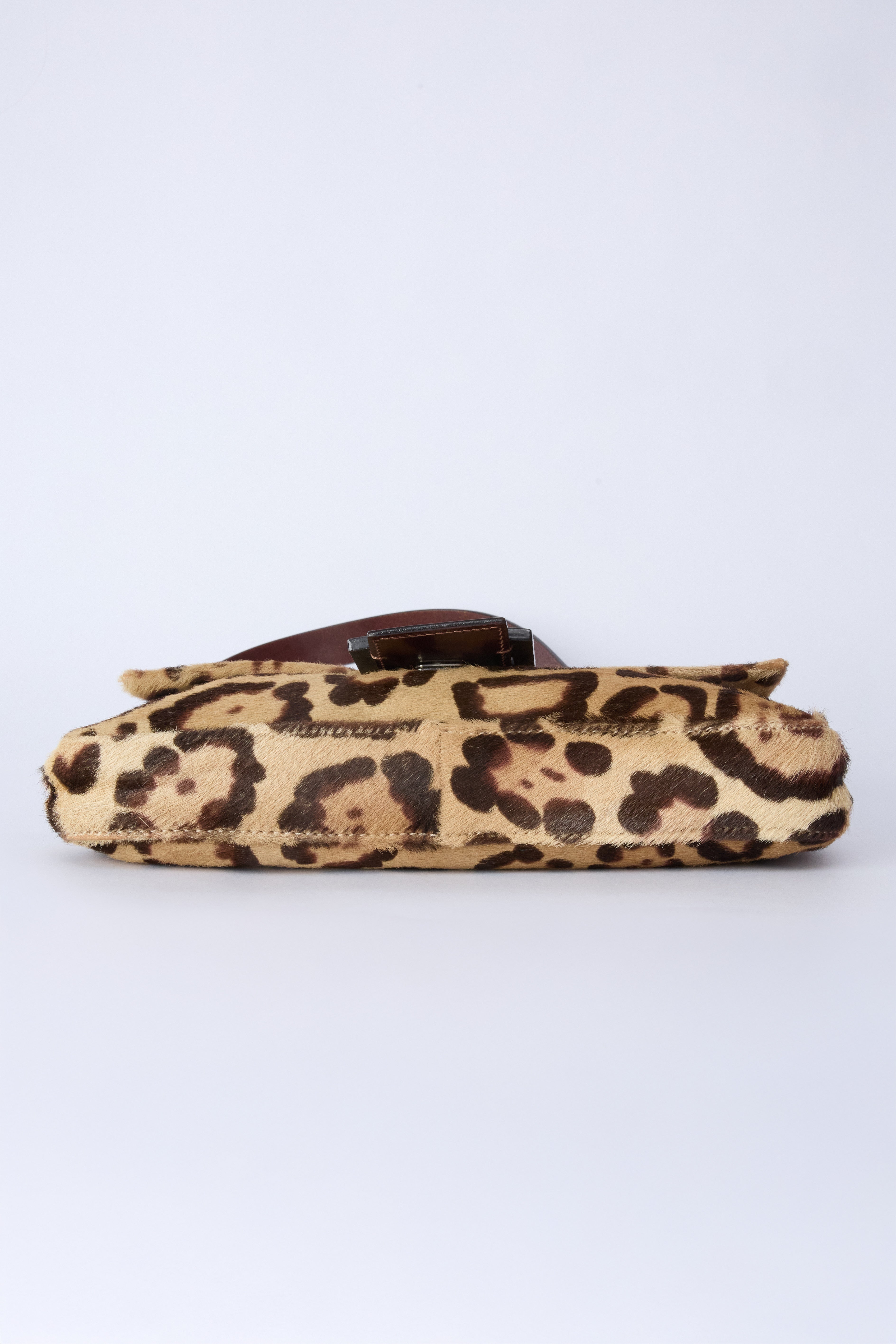 FENDI LEOPARD-PRINT BAGUETTE