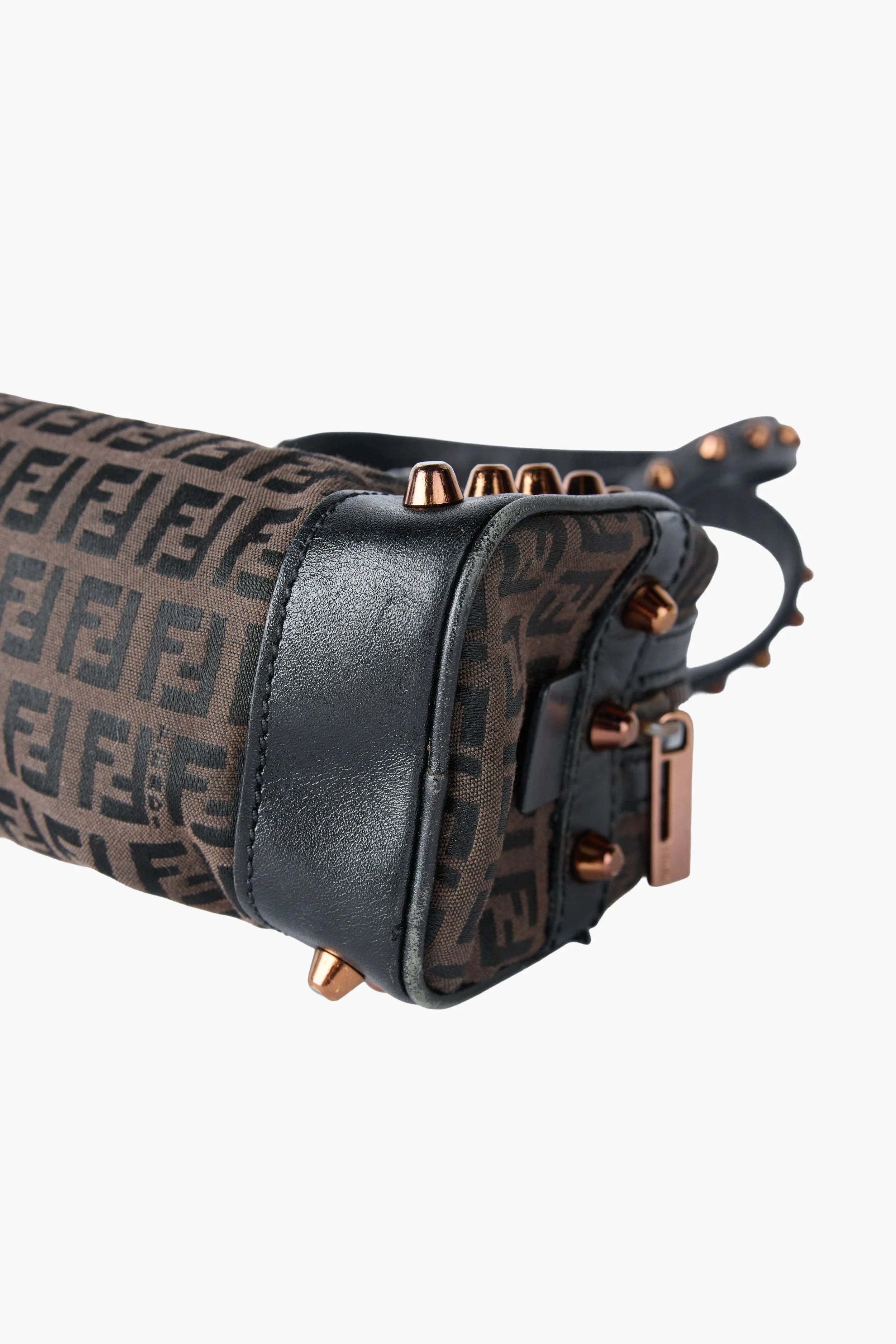 Fendi Studded Zucchino Bowler