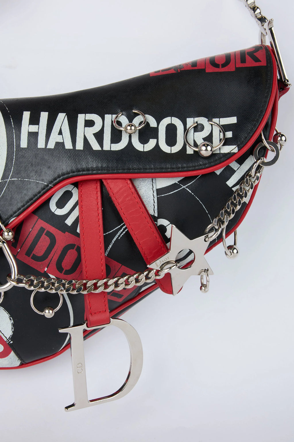 RARE DIOR HARDCORE PIERCED SADDLE