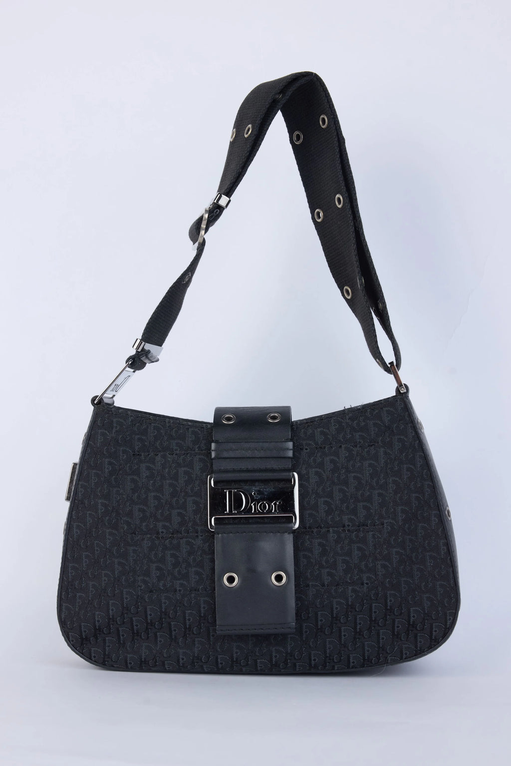 DIOR BLACK OBLQIUE  SHOULDER BAG